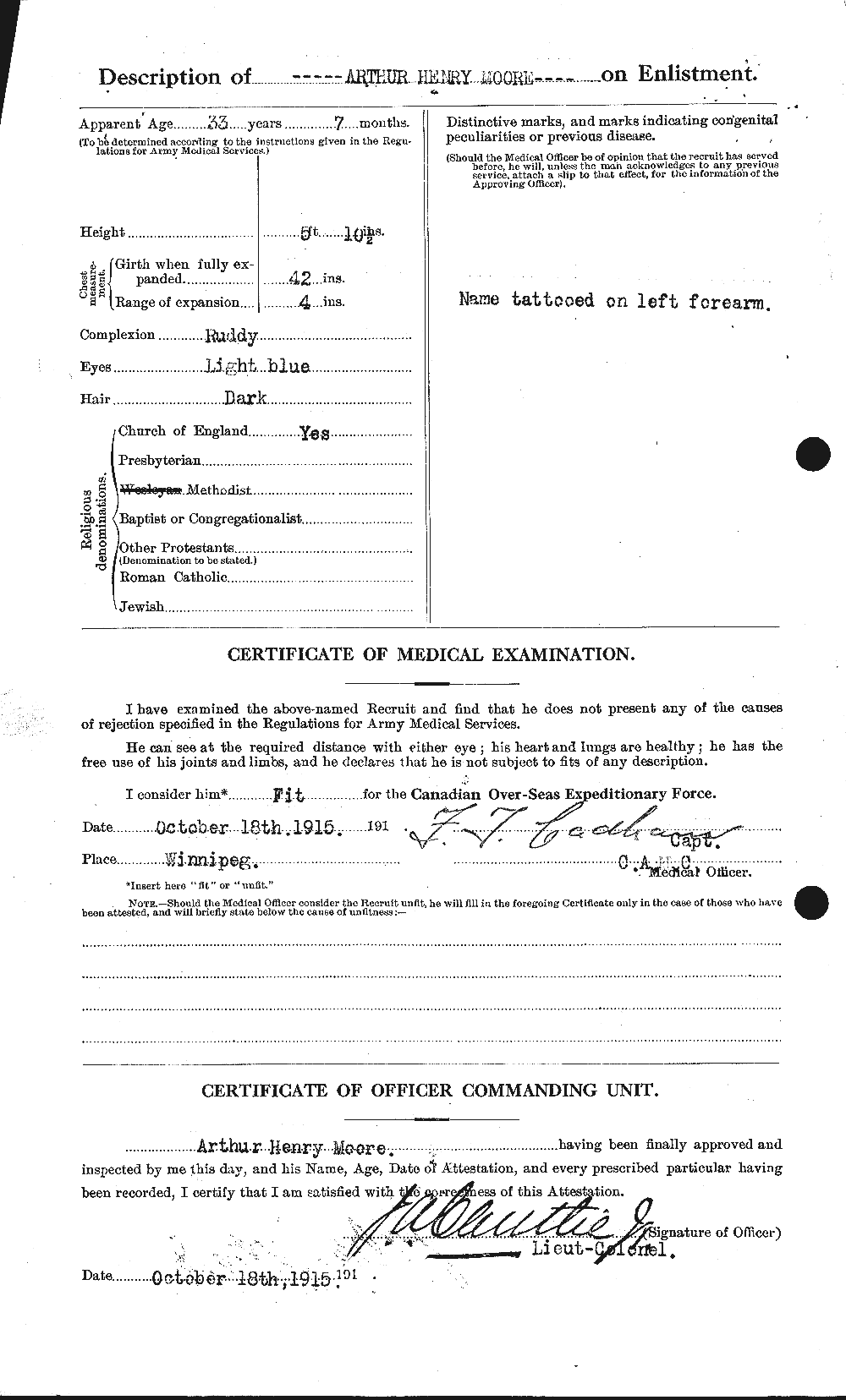 Personnel Records of the First World War - CEF 506447b