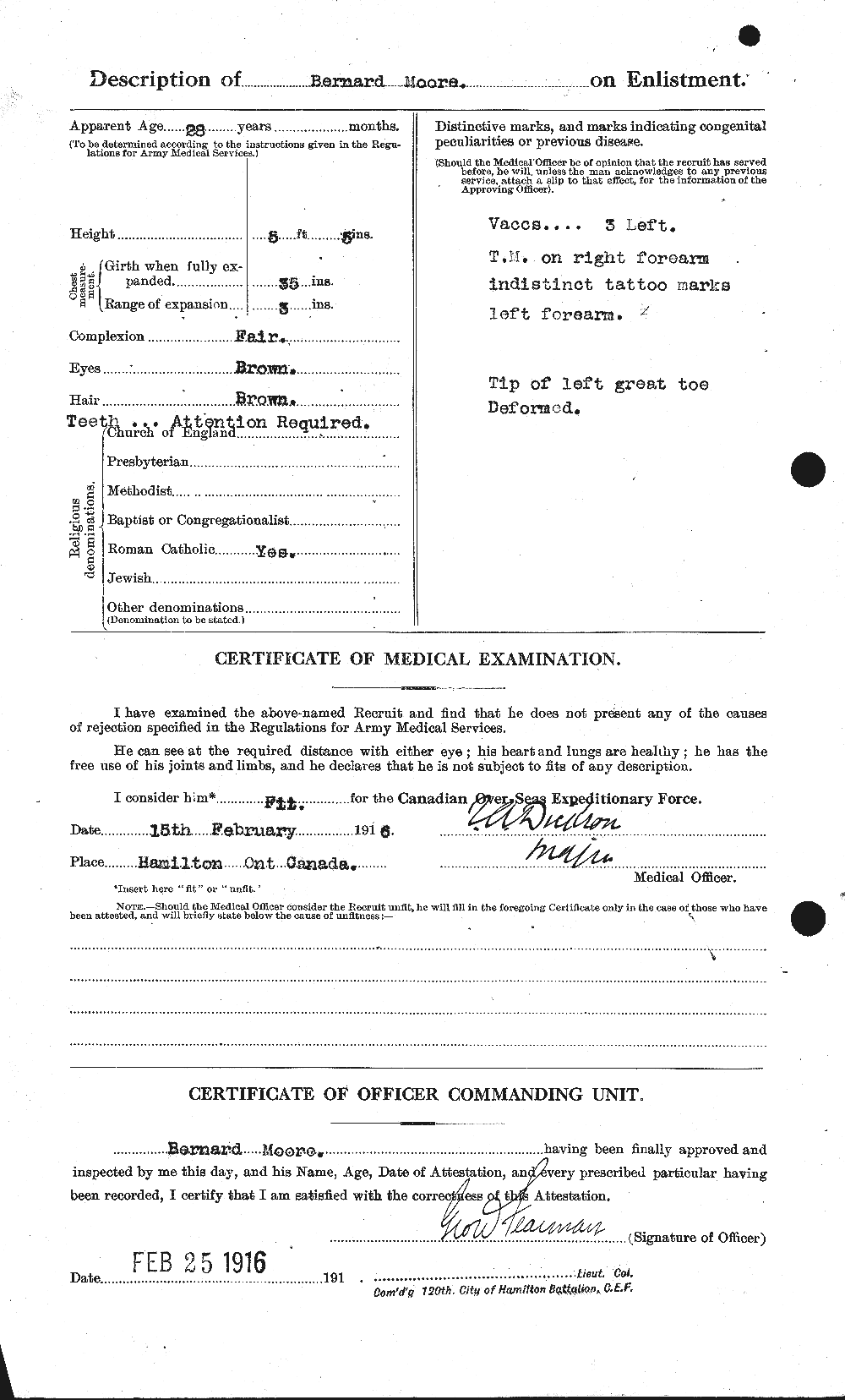 Personnel Records of the First World War - CEF 506463b