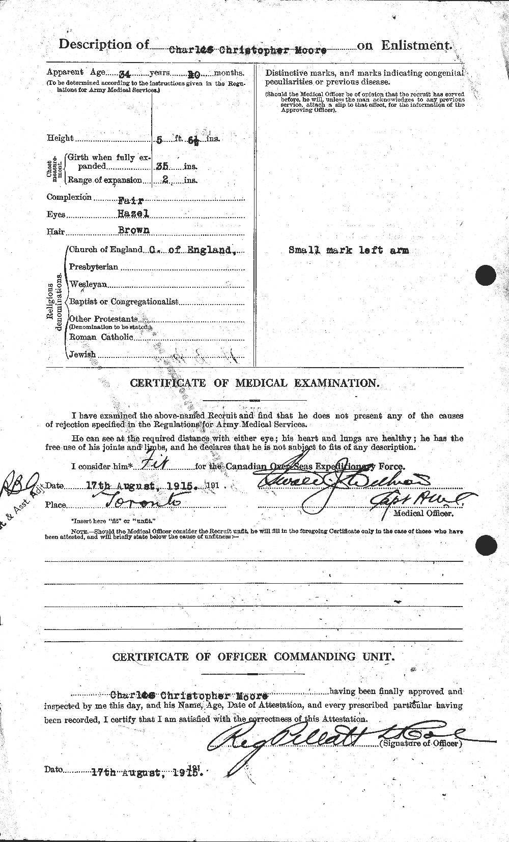 Personnel Records of the First World War - CEF 506498b