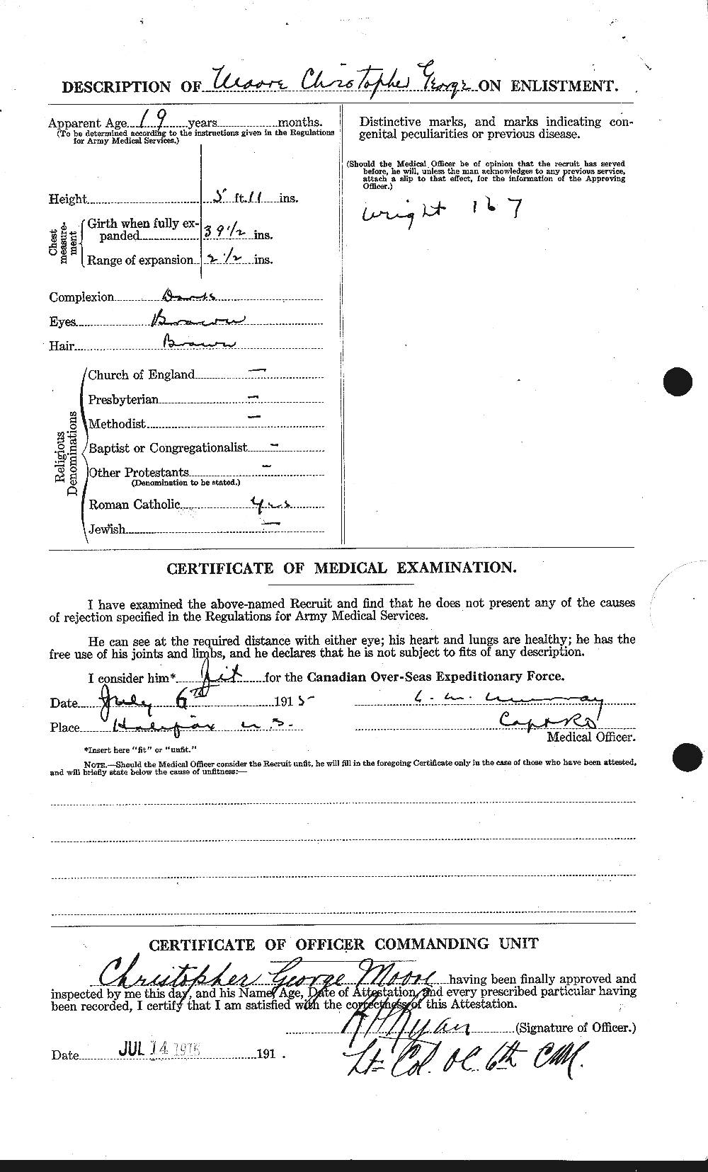 Personnel Records of the First World War - CEF 506528b