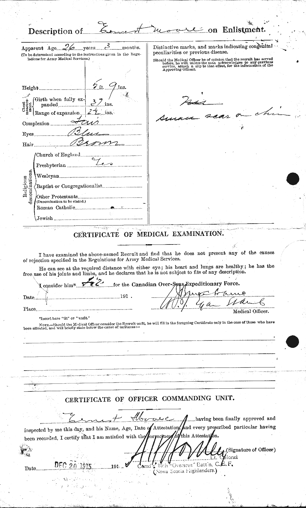 Personnel Records of the First World War - CEF 506658b