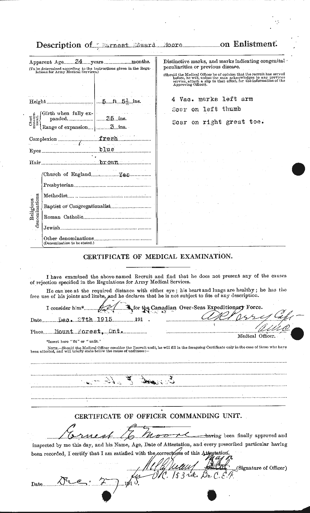Personnel Records of the First World War - CEF 506665b
