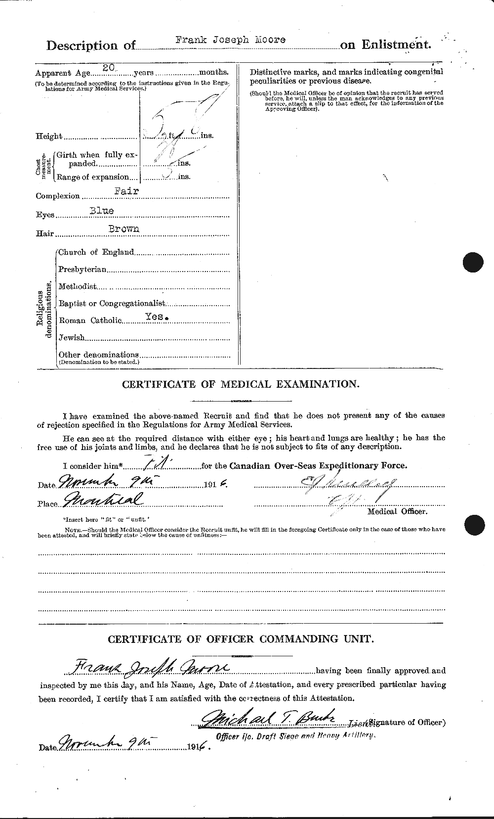 Personnel Records of the First World War - CEF 506705b