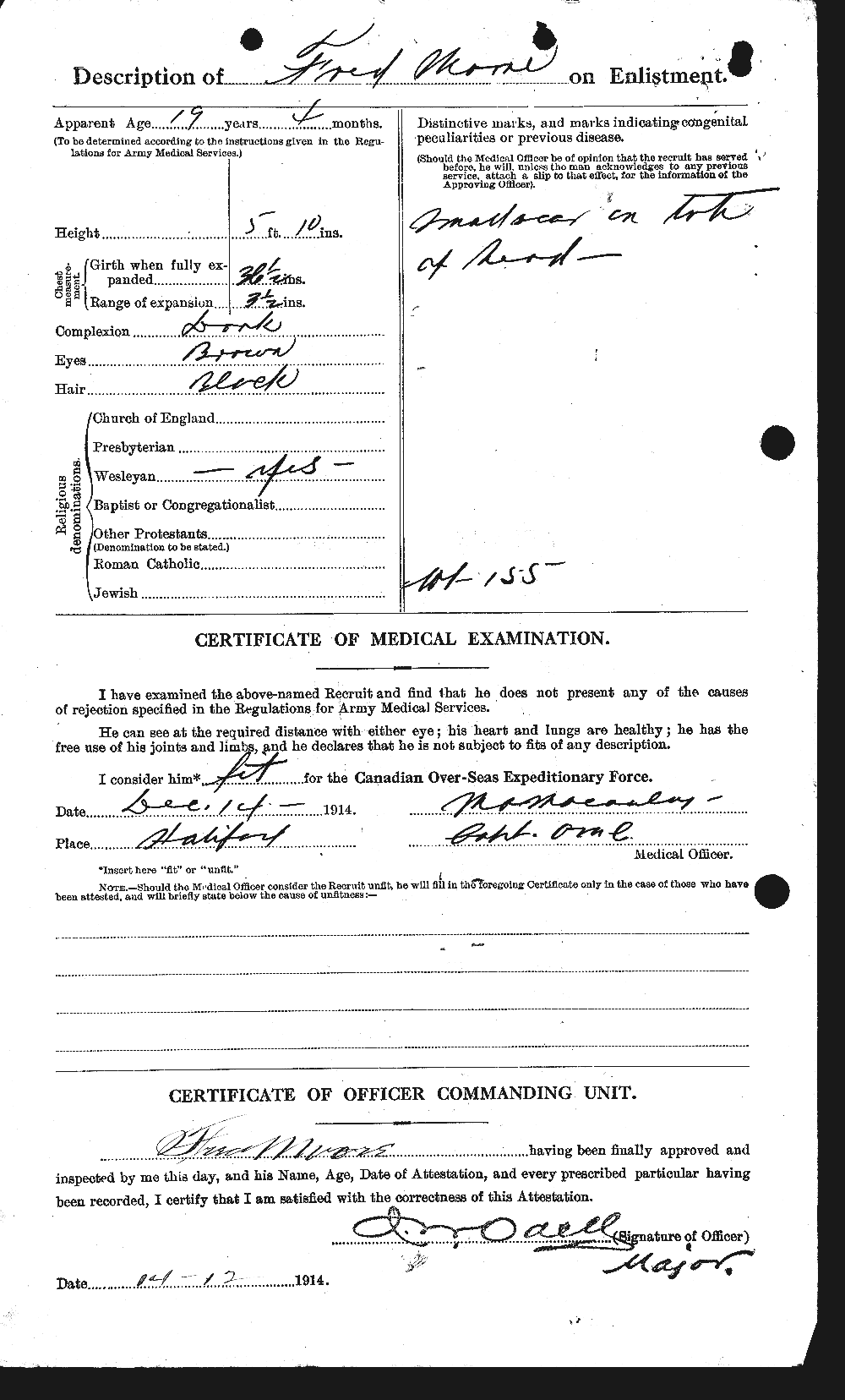 Personnel Records of the First World War - CEF 506719b