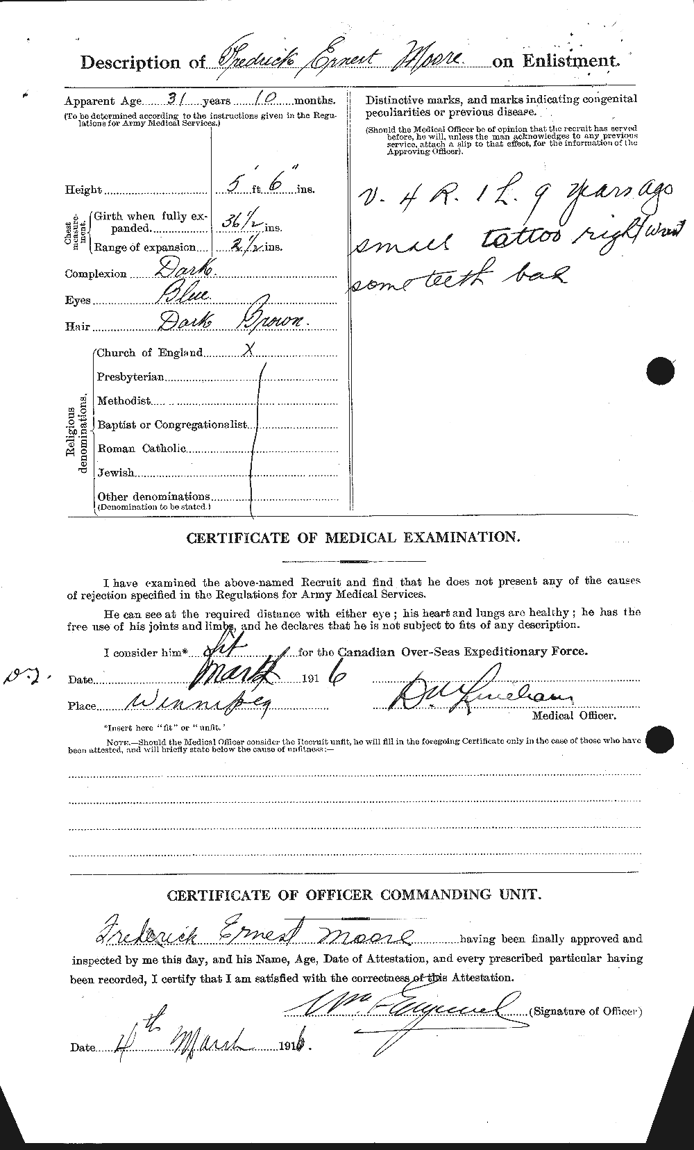 Personnel Records of the First World War - CEF 506761b