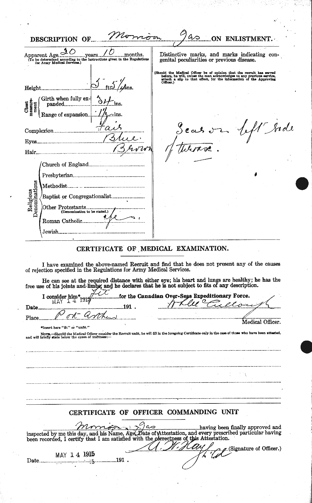 Personnel Records of the First World War - CEF 506898b
