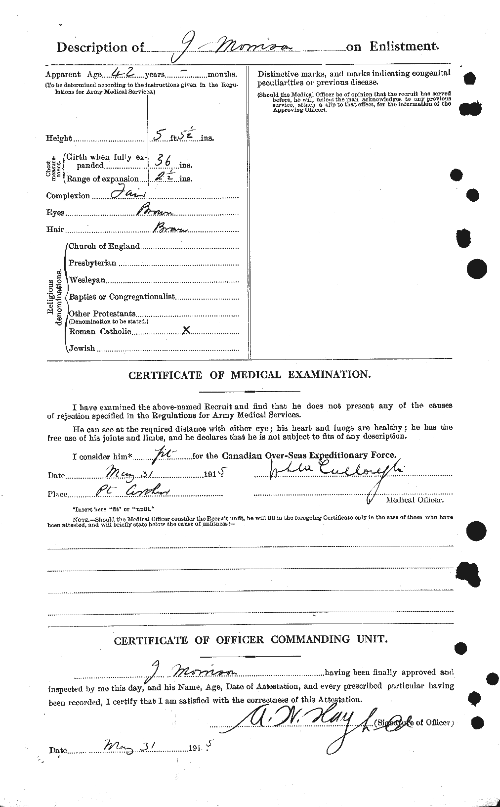 Personnel Records of the First World War - CEF 506905b