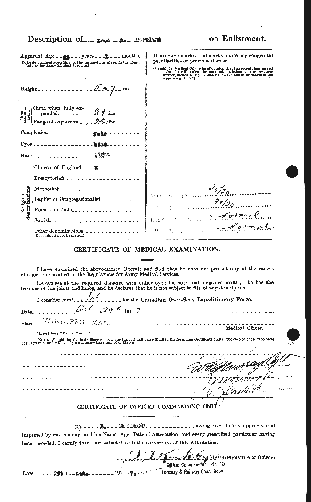 Personnel Records of the First World War - CEF 507450b