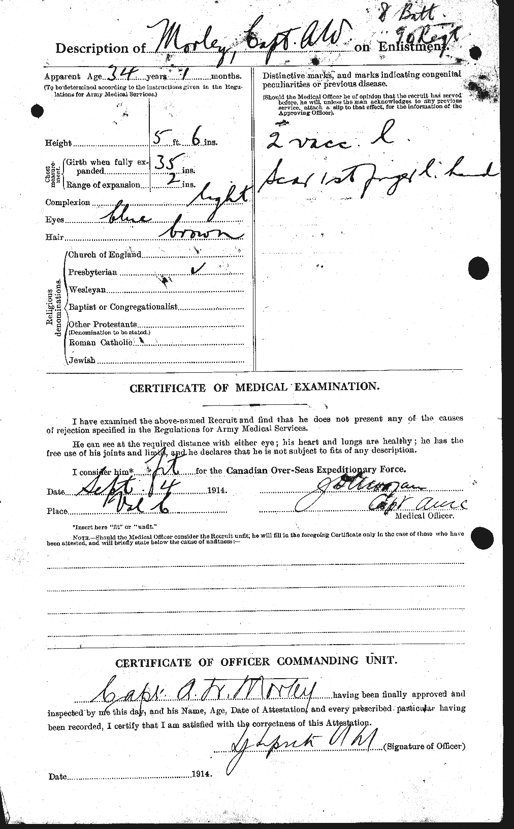 Personnel Records of the First World War - CEF 508030b