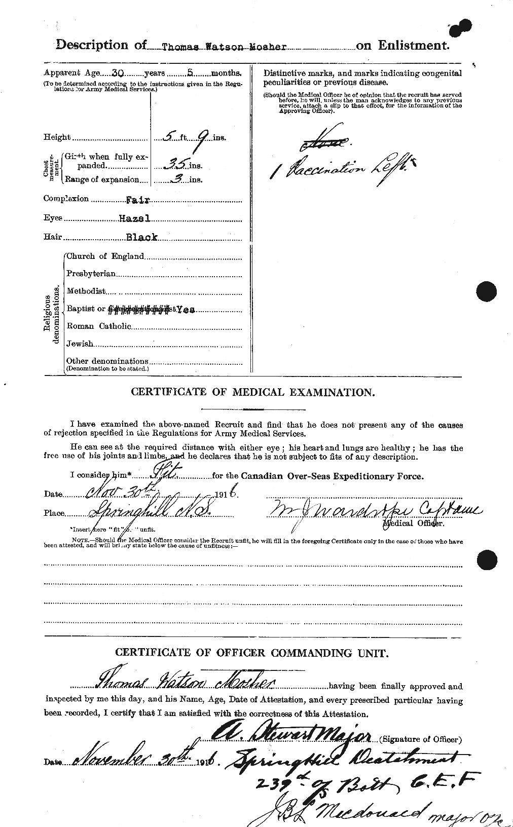 Personnel Records of the First World War - CEF 511869b