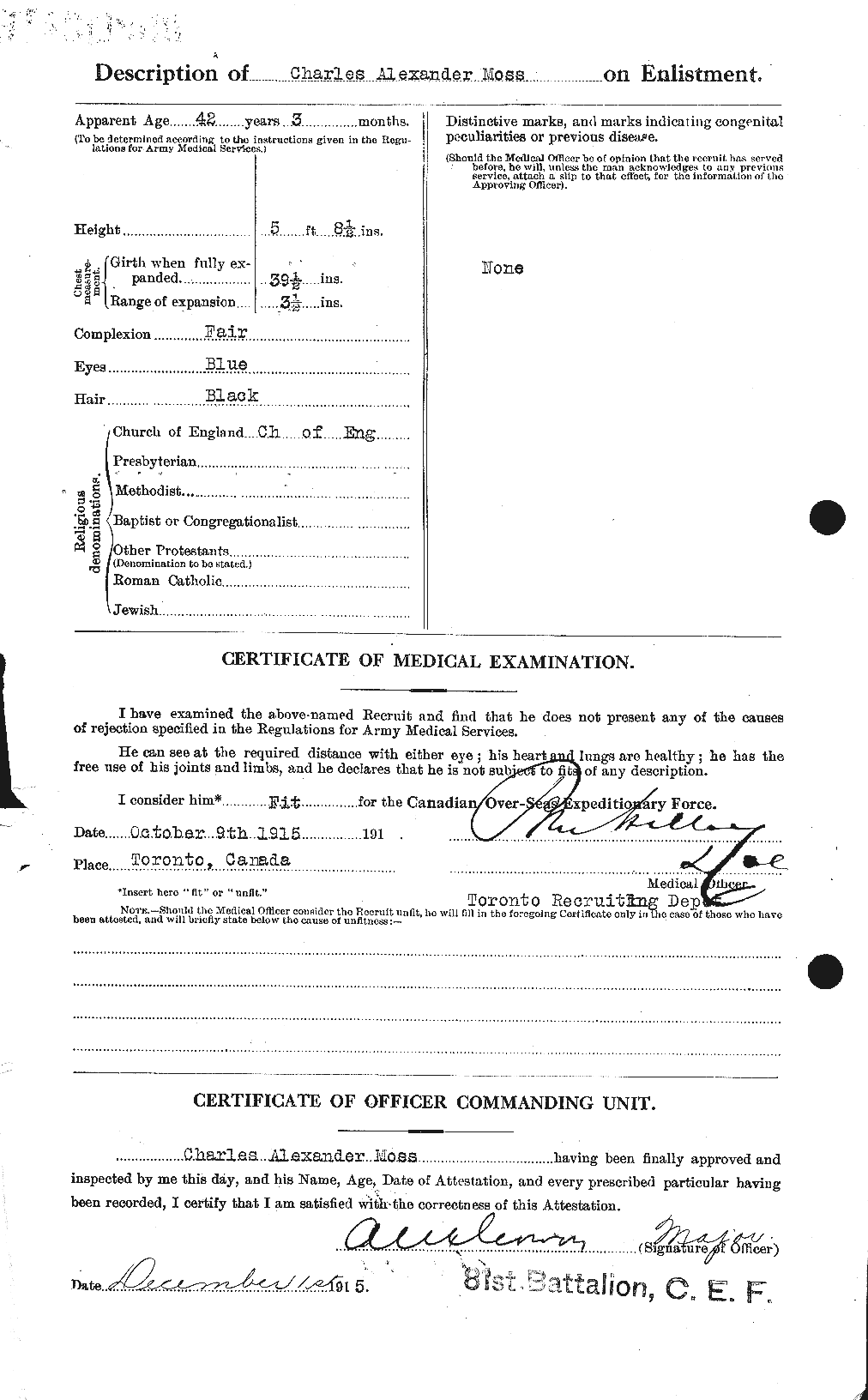 Personnel Records of the First World War - CEF 511951b