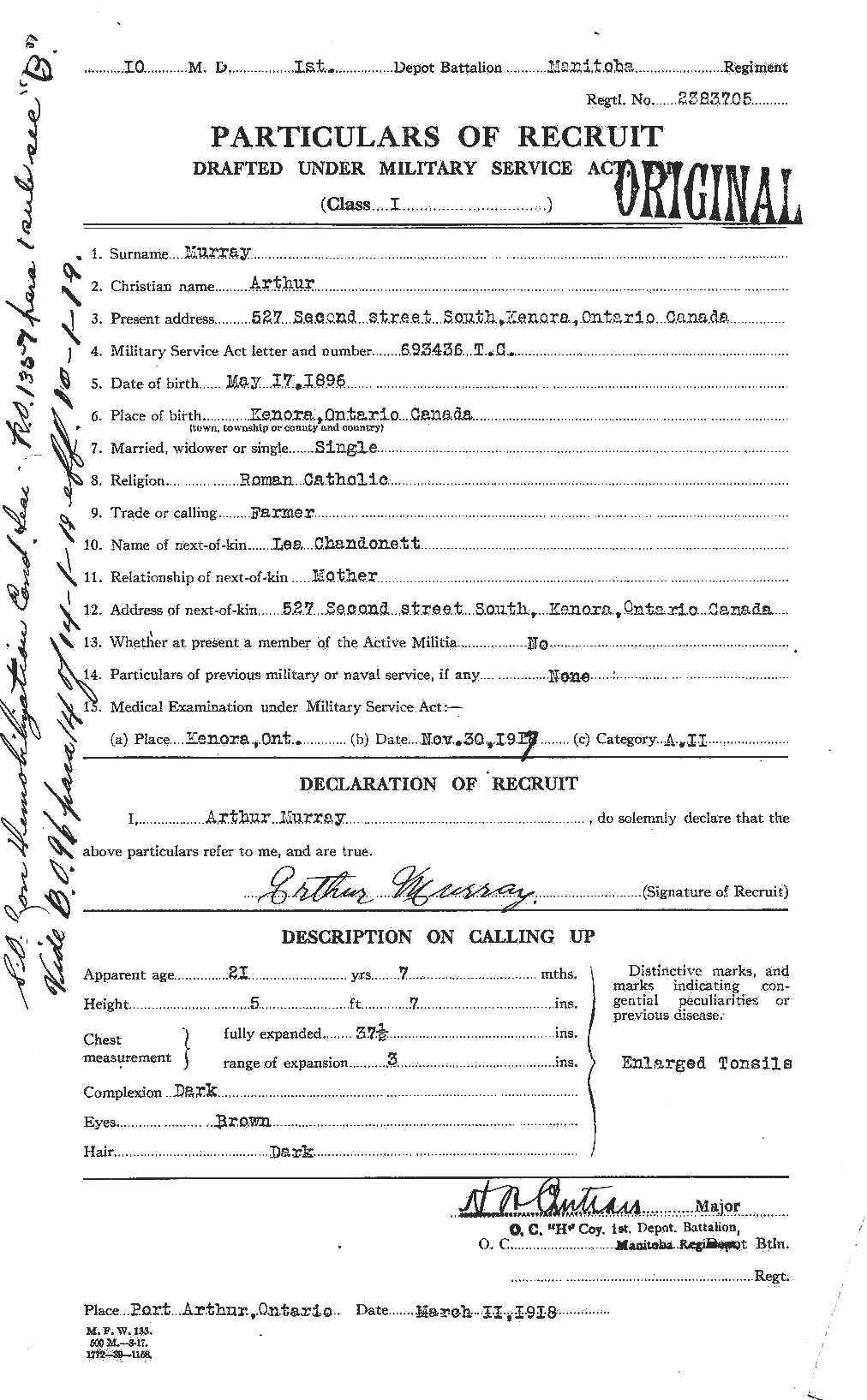 Personnel Records of the First World War - CEF 512486a