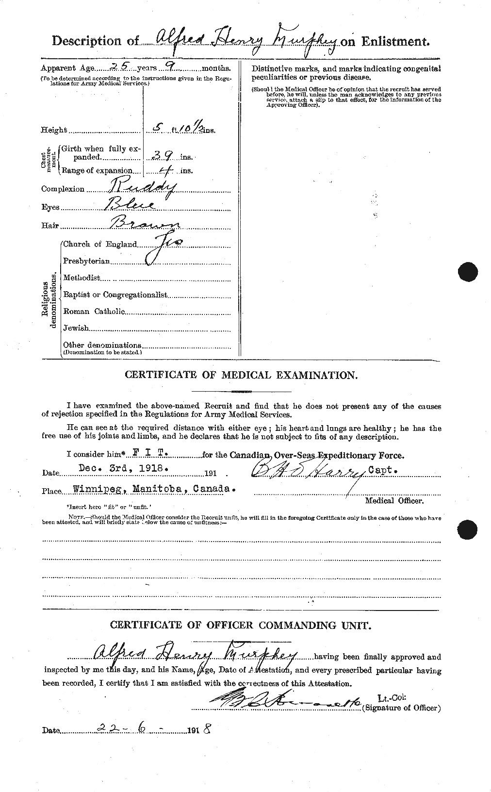 Personnel Records of the First World War - CEF 512649b
