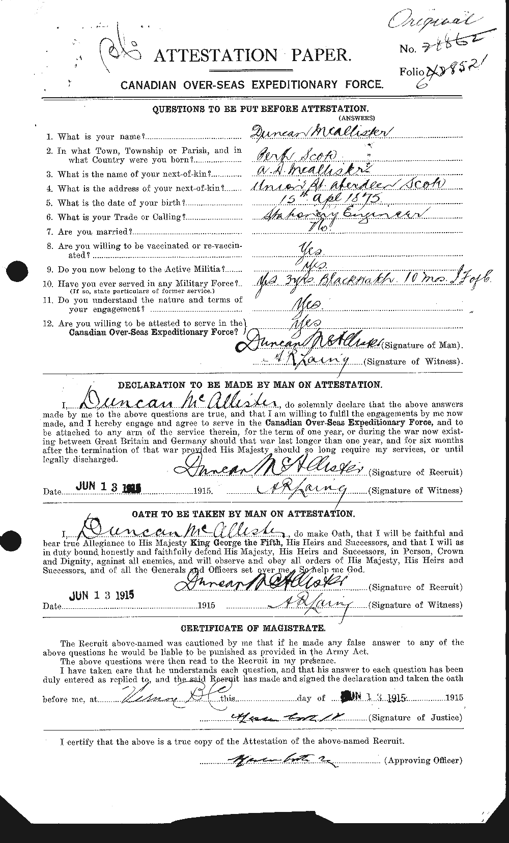 Personnel Records of the First World War - CEF 513178a