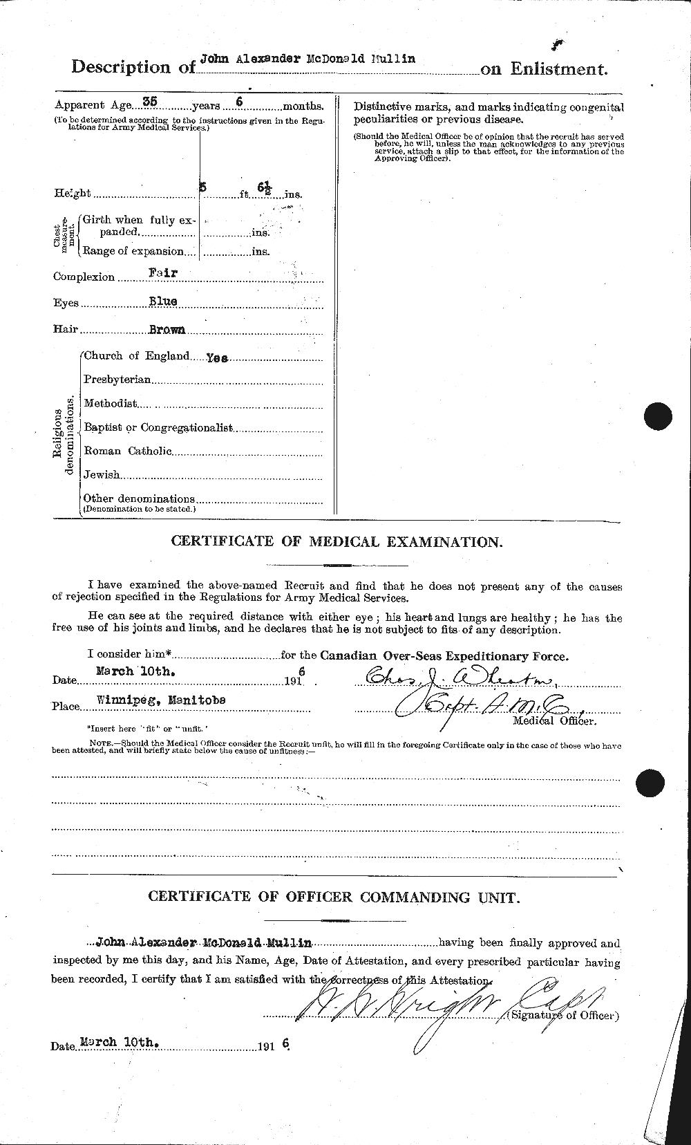 Personnel Records of the First World War - CEF 513431b