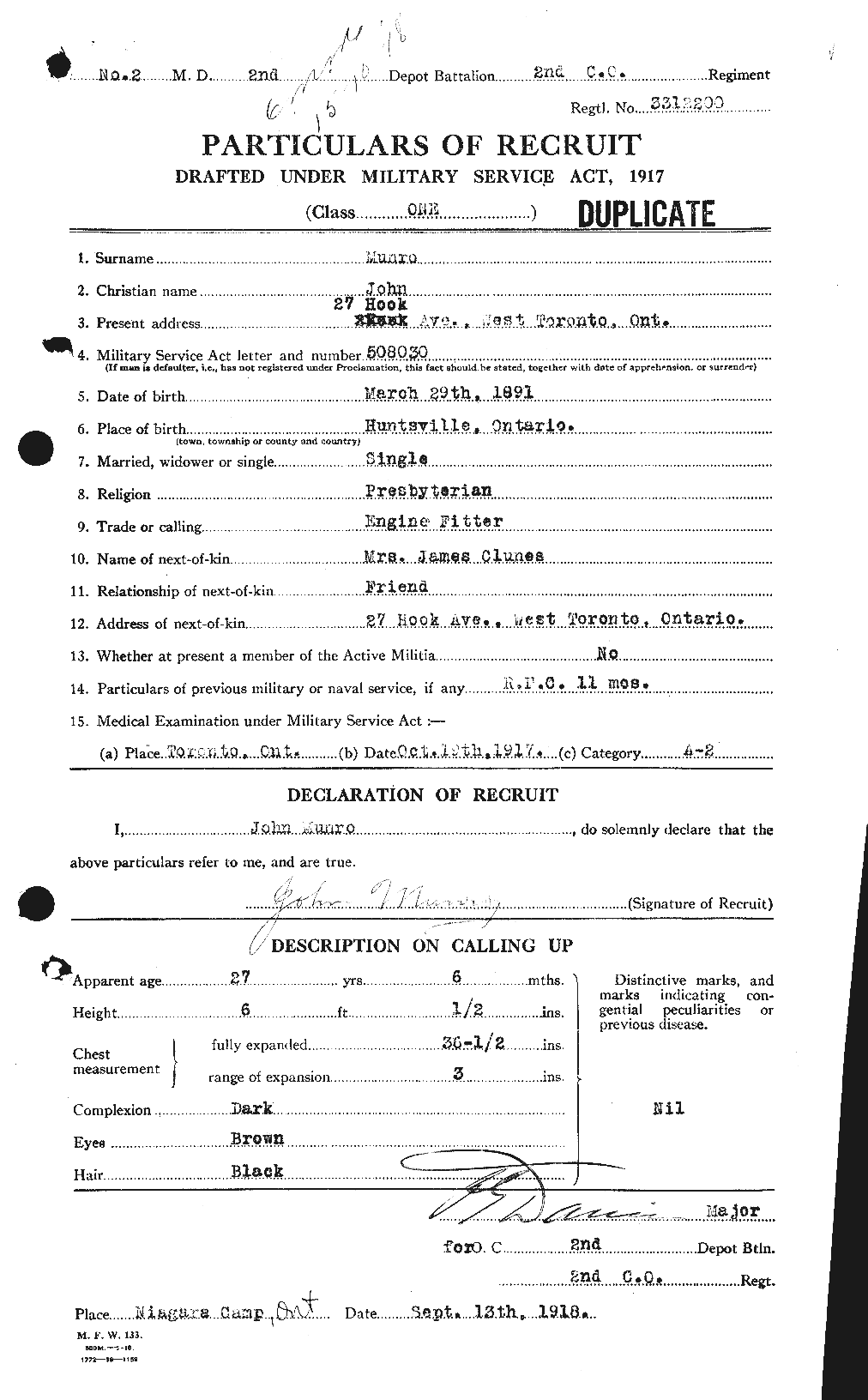 Personnel Records of the First World War - CEF 513928a