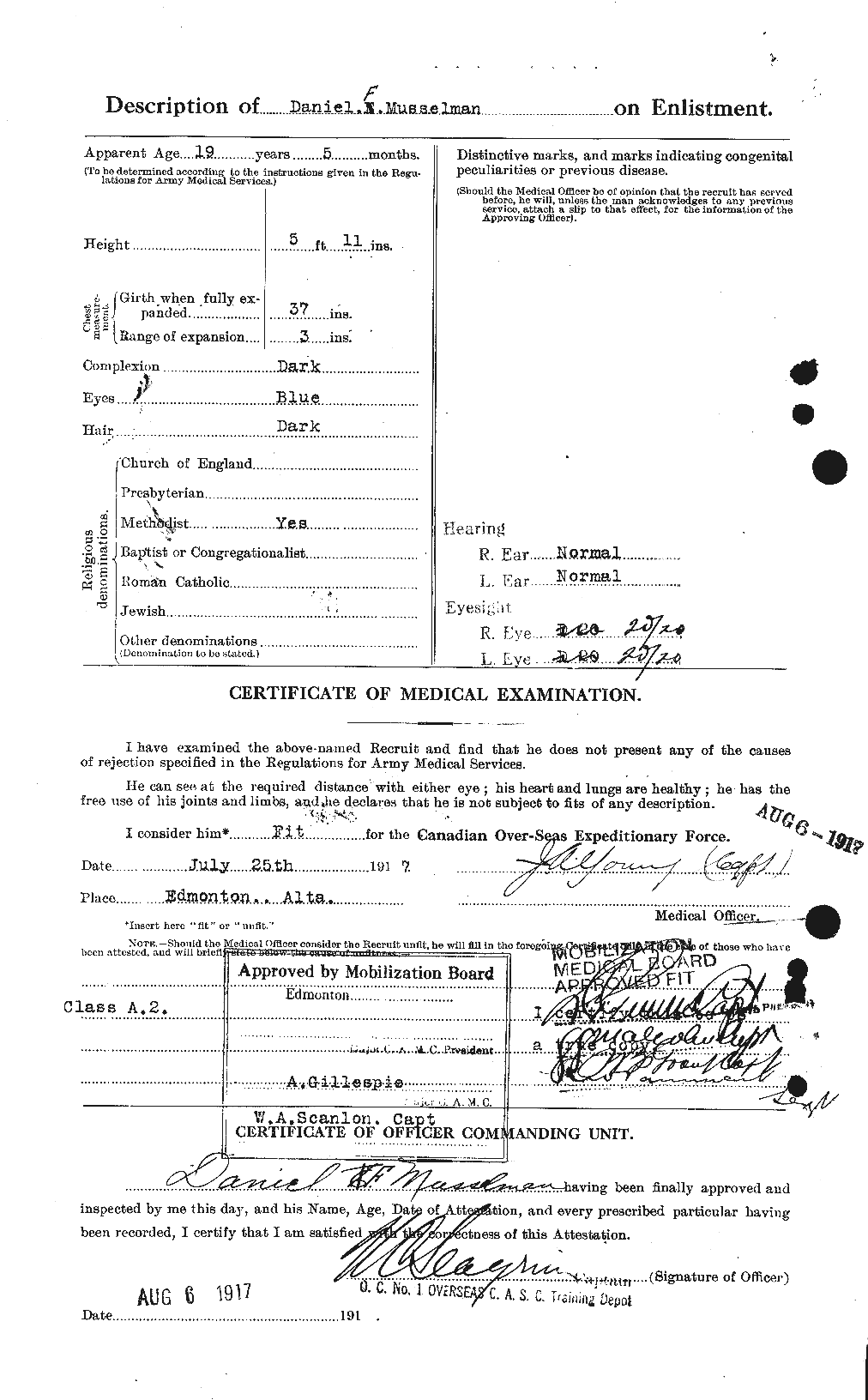 Personnel Records of the First World War - CEF 515019b