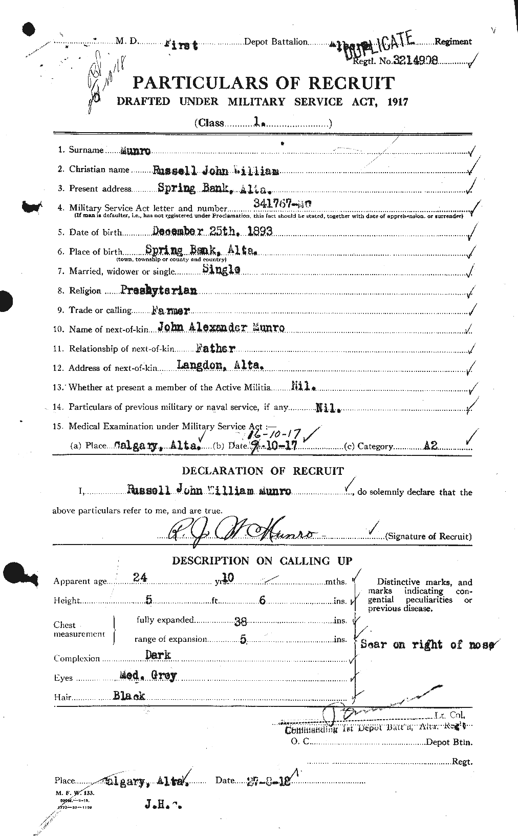 Personnel Records of the First World War - CEF 515277a