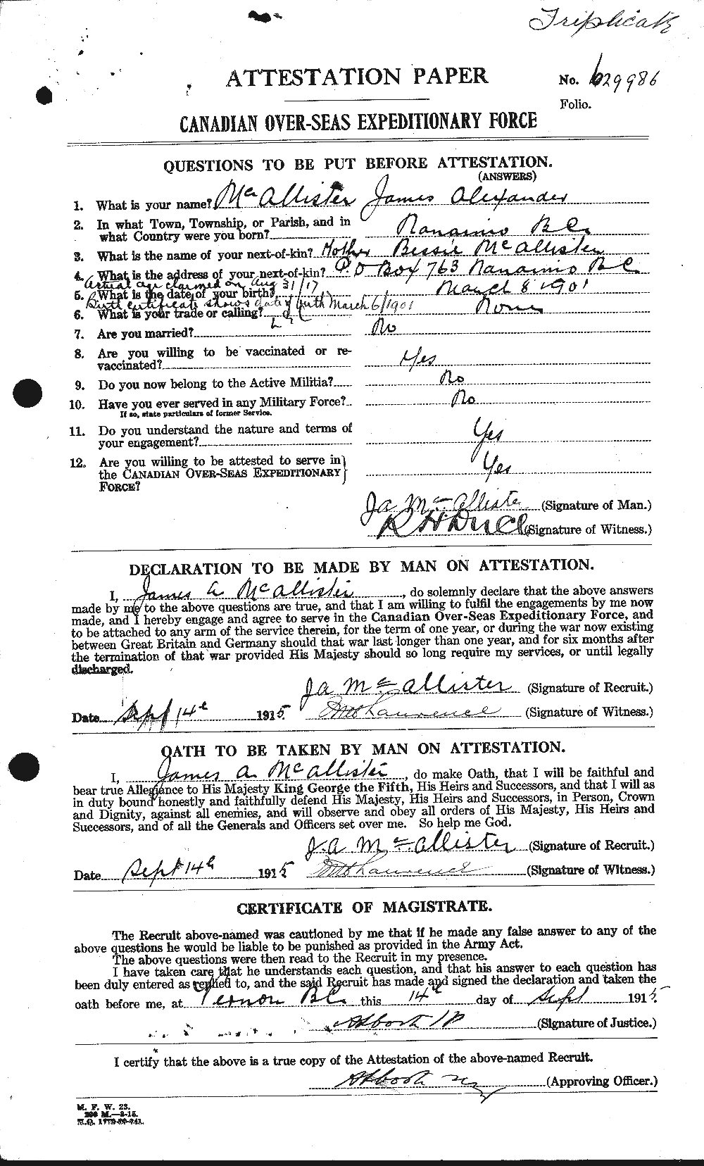 Personnel Records of the First World War - CEF 515948a