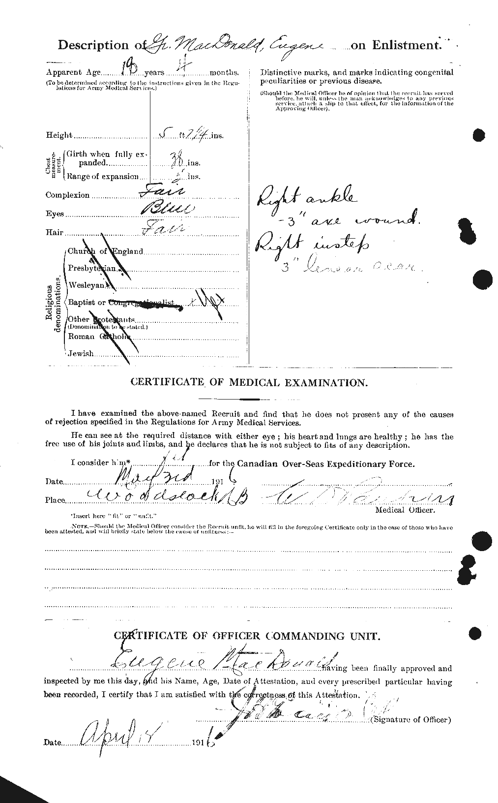 Personnel Records of the First World War - CEF 517379b