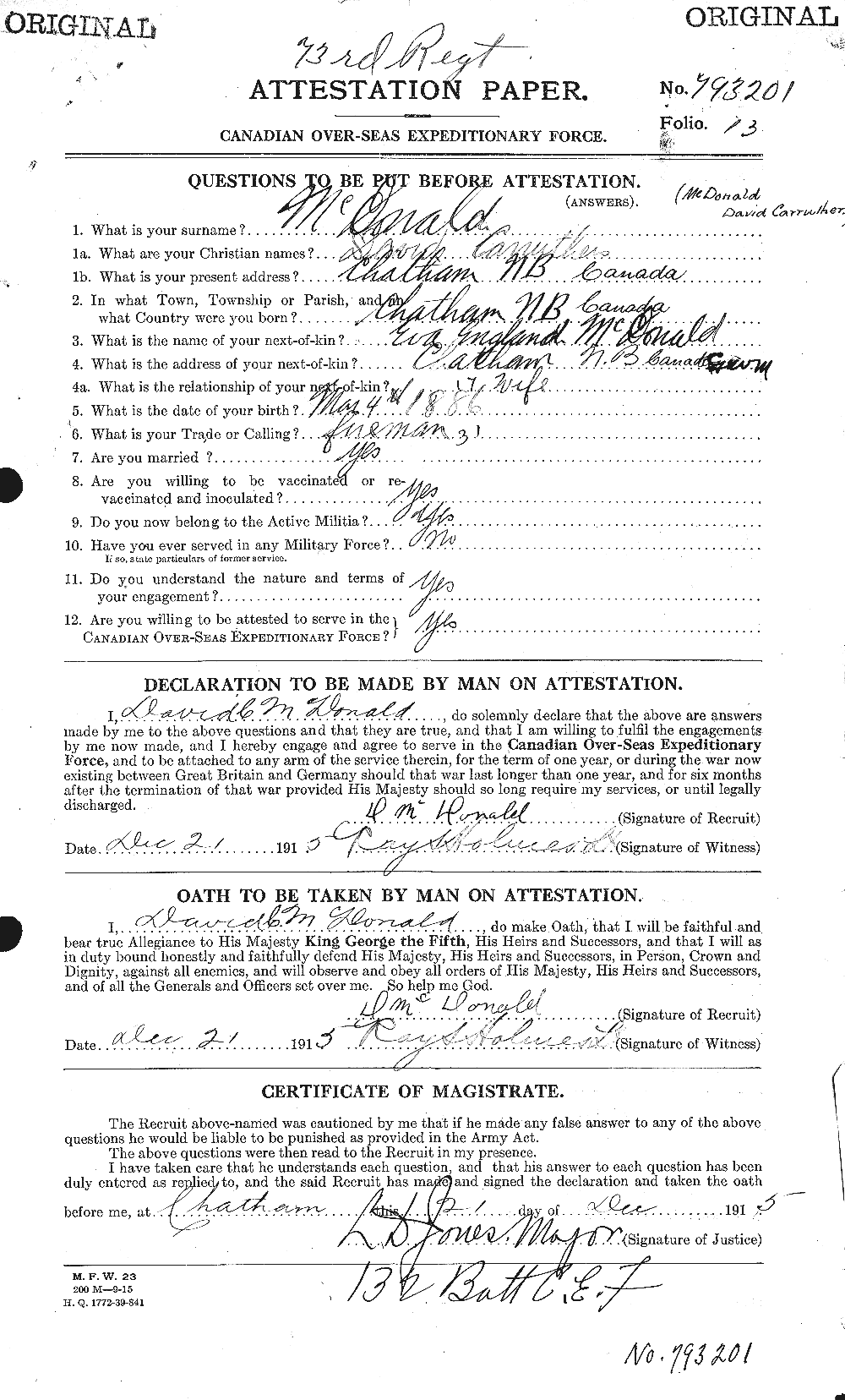 Personnel Records of the First World War - CEF 517557a
