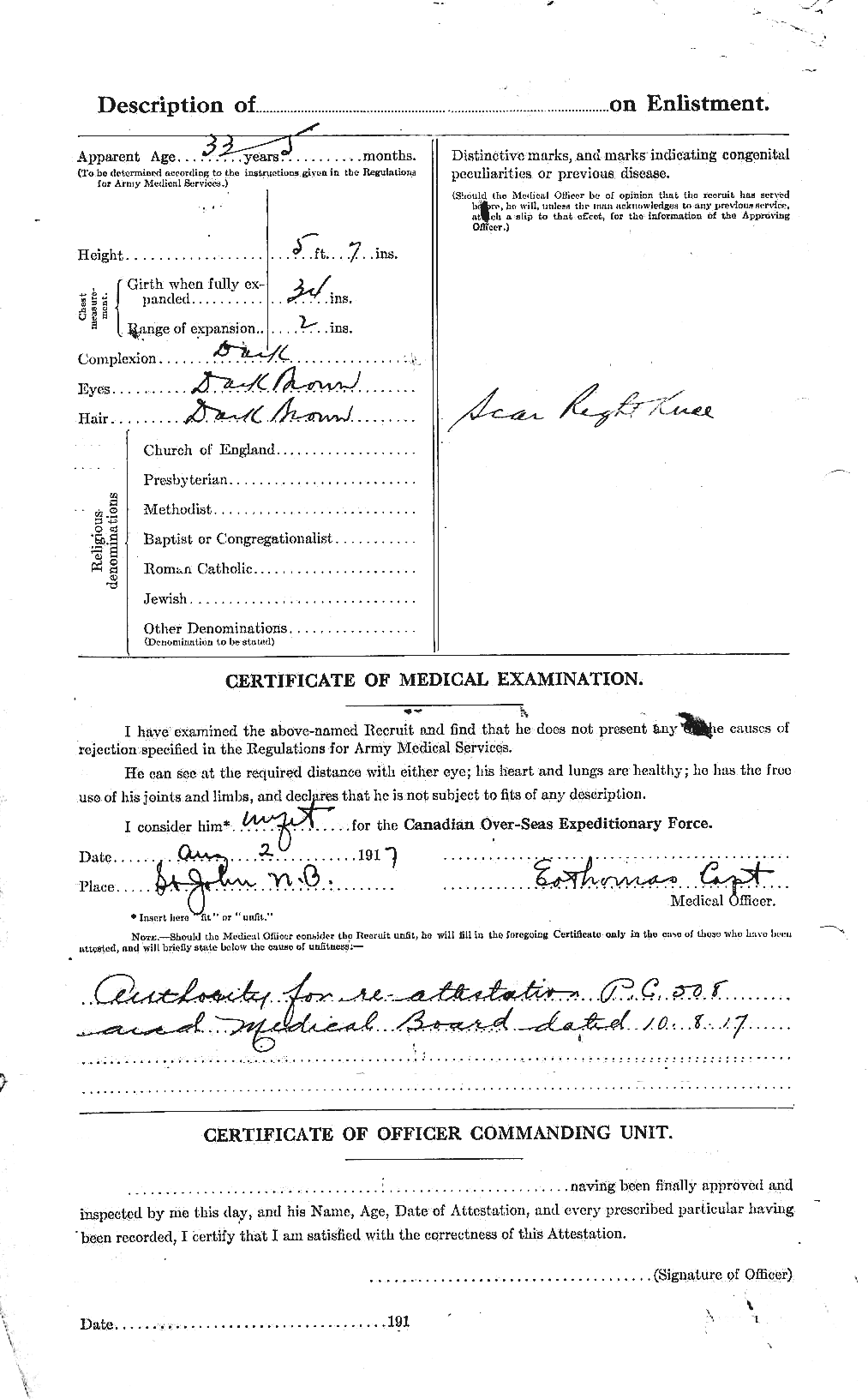 Personnel Records of the First World War - CEF 518867b