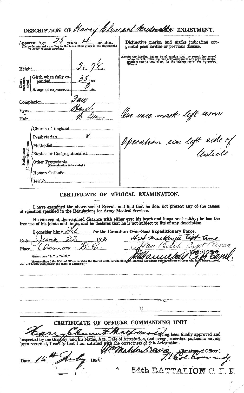Personnel Records of the First World War - CEF 518972b