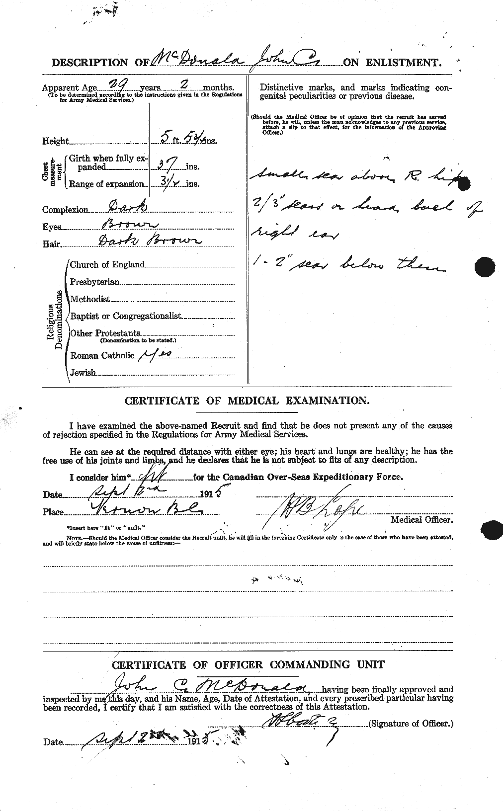 Personnel Records of the First World War - CEF 519405b