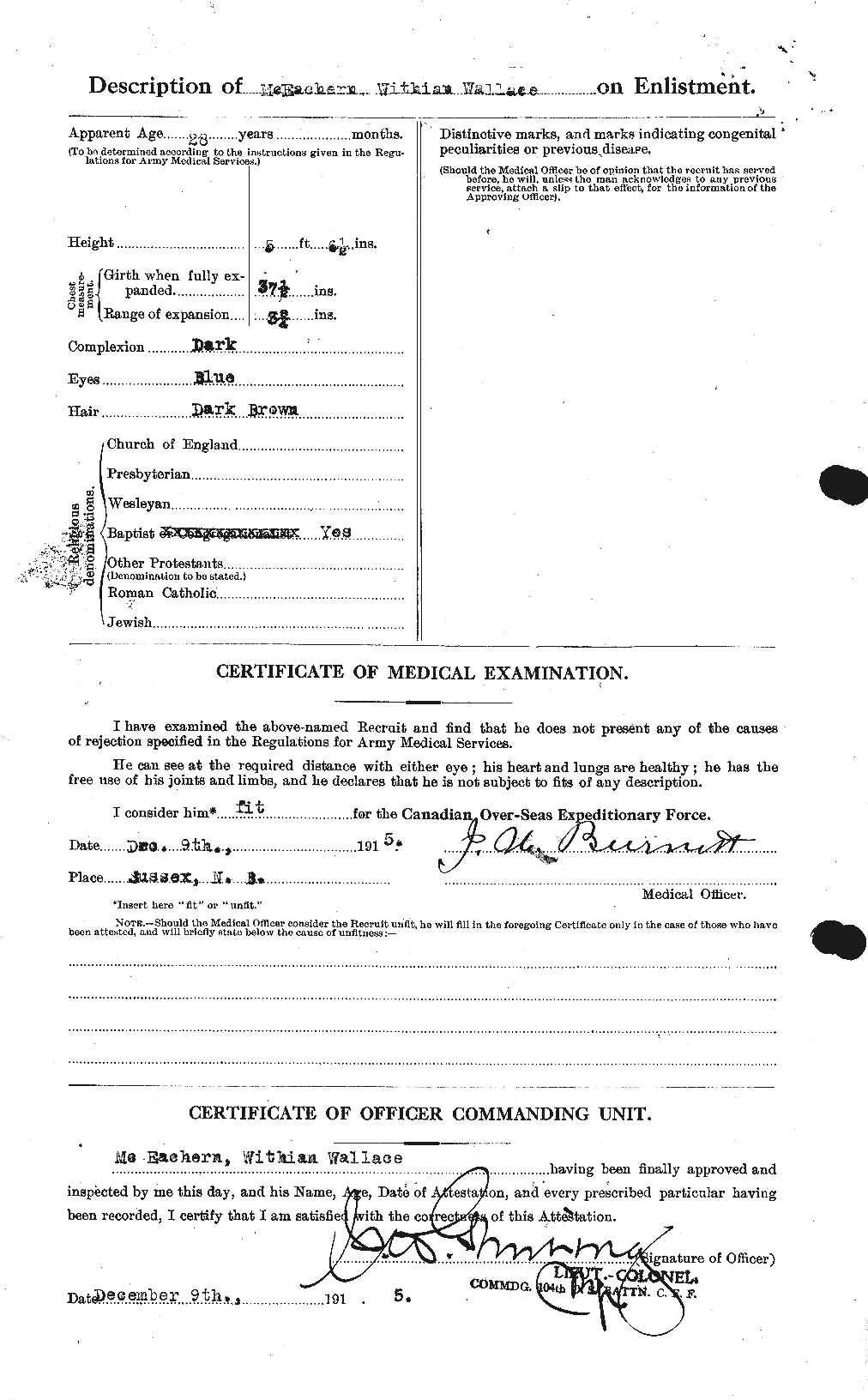 Personnel Records of the First World War - CEF 521928b
