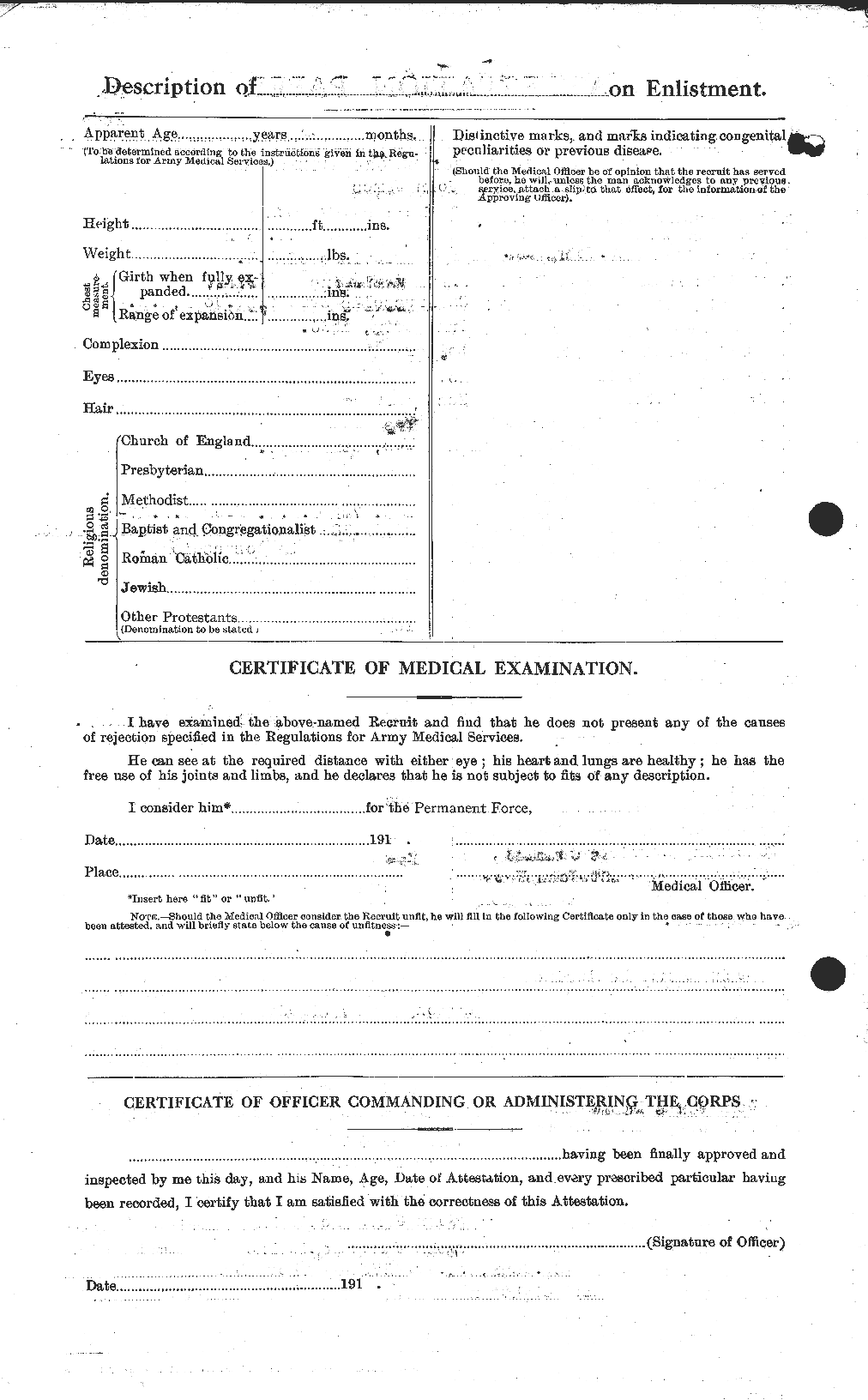 Personnel Records of the First World War - CEF 522115b
