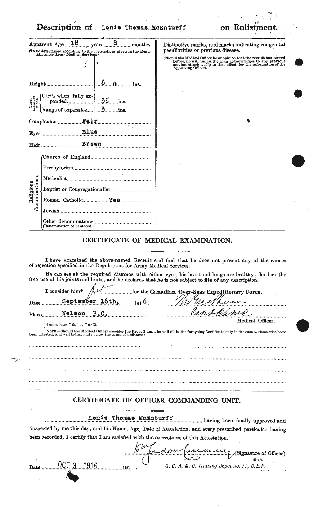 Personnel Records of the First World War - CEF 522152b