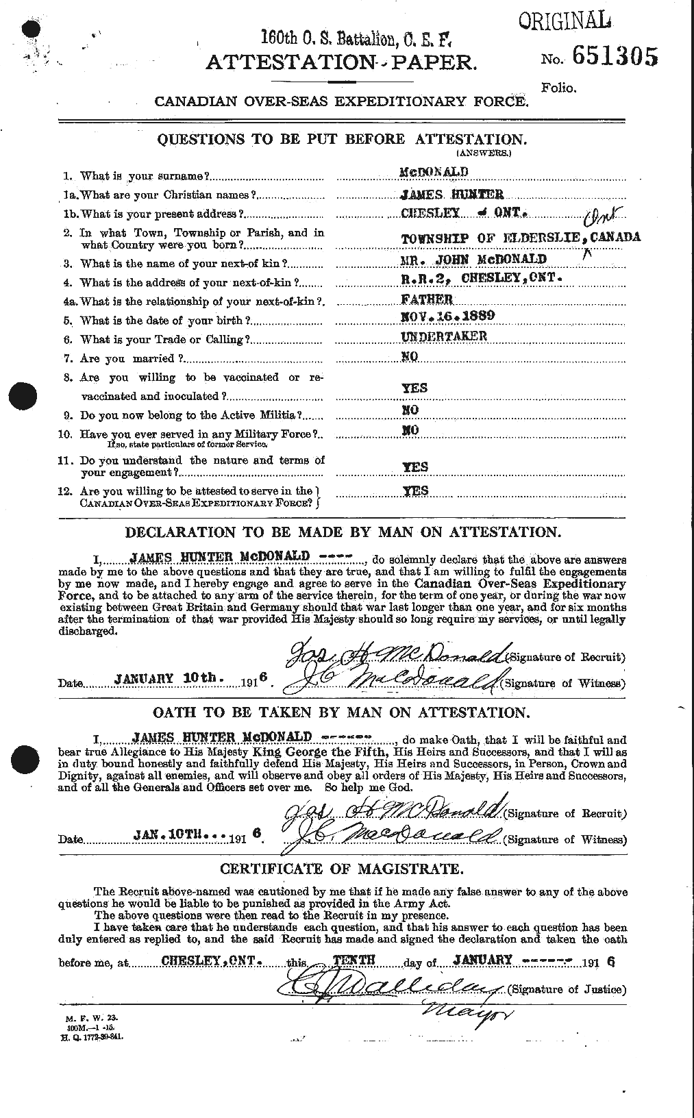 Personnel Records of the First World War - CEF 522404a