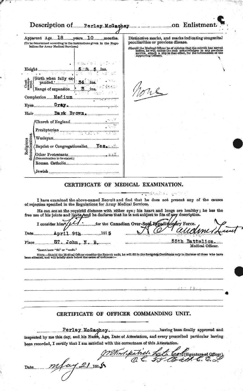 Personnel Records of the First World War - CEF 522648b
