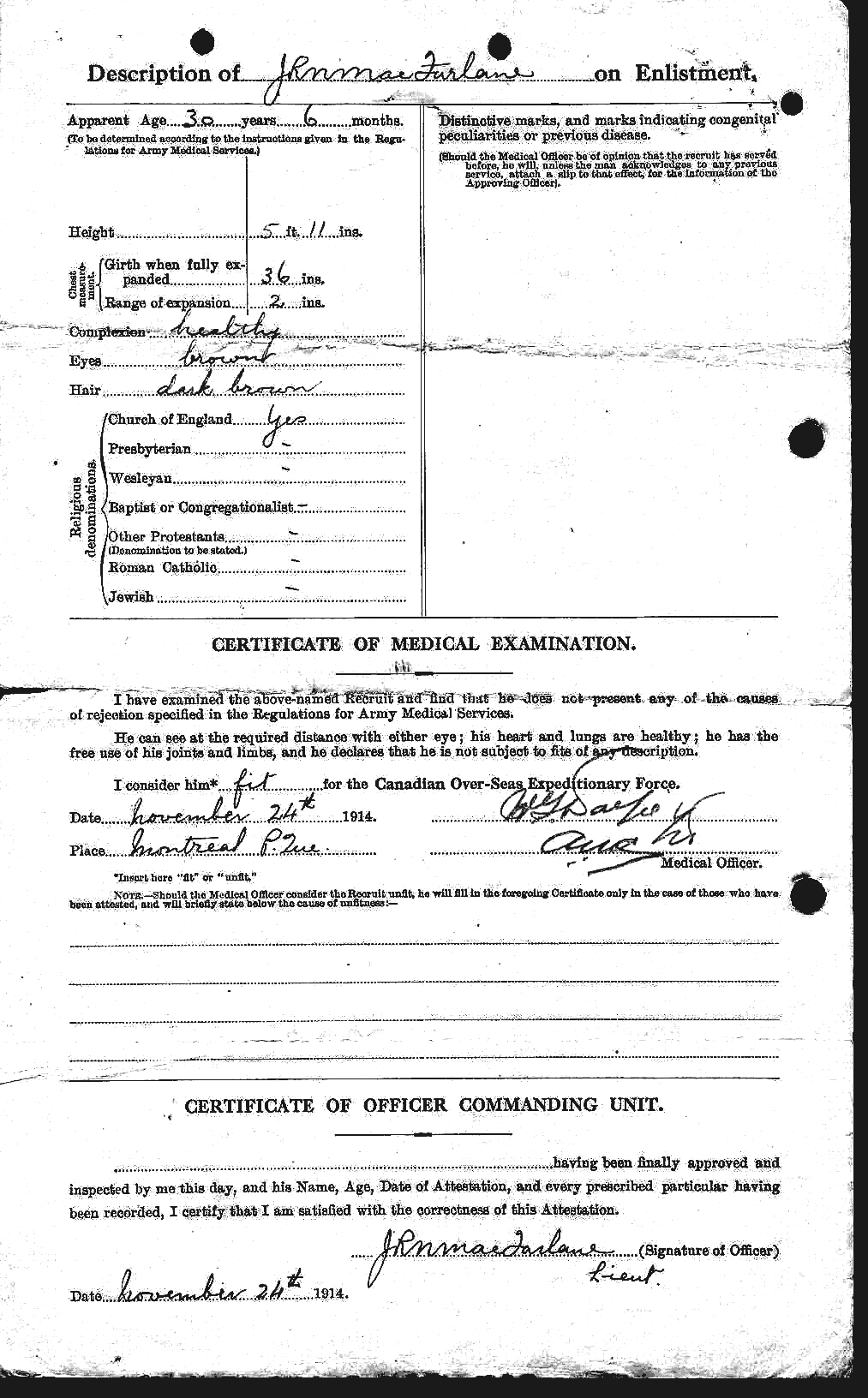 Personnel Records of the First World War - CEF 522702b