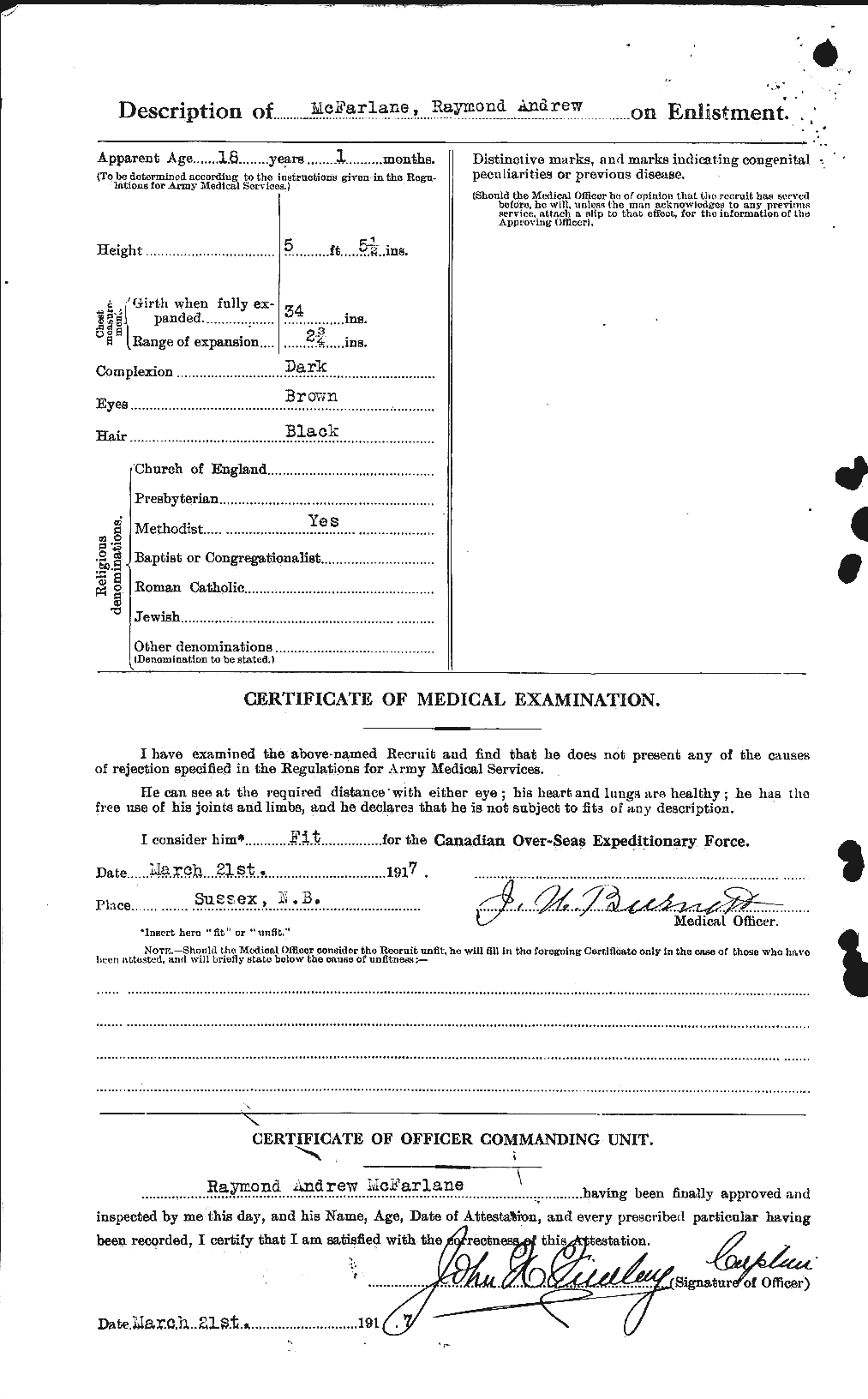 Personnel Records of the First World War - CEF 522751b