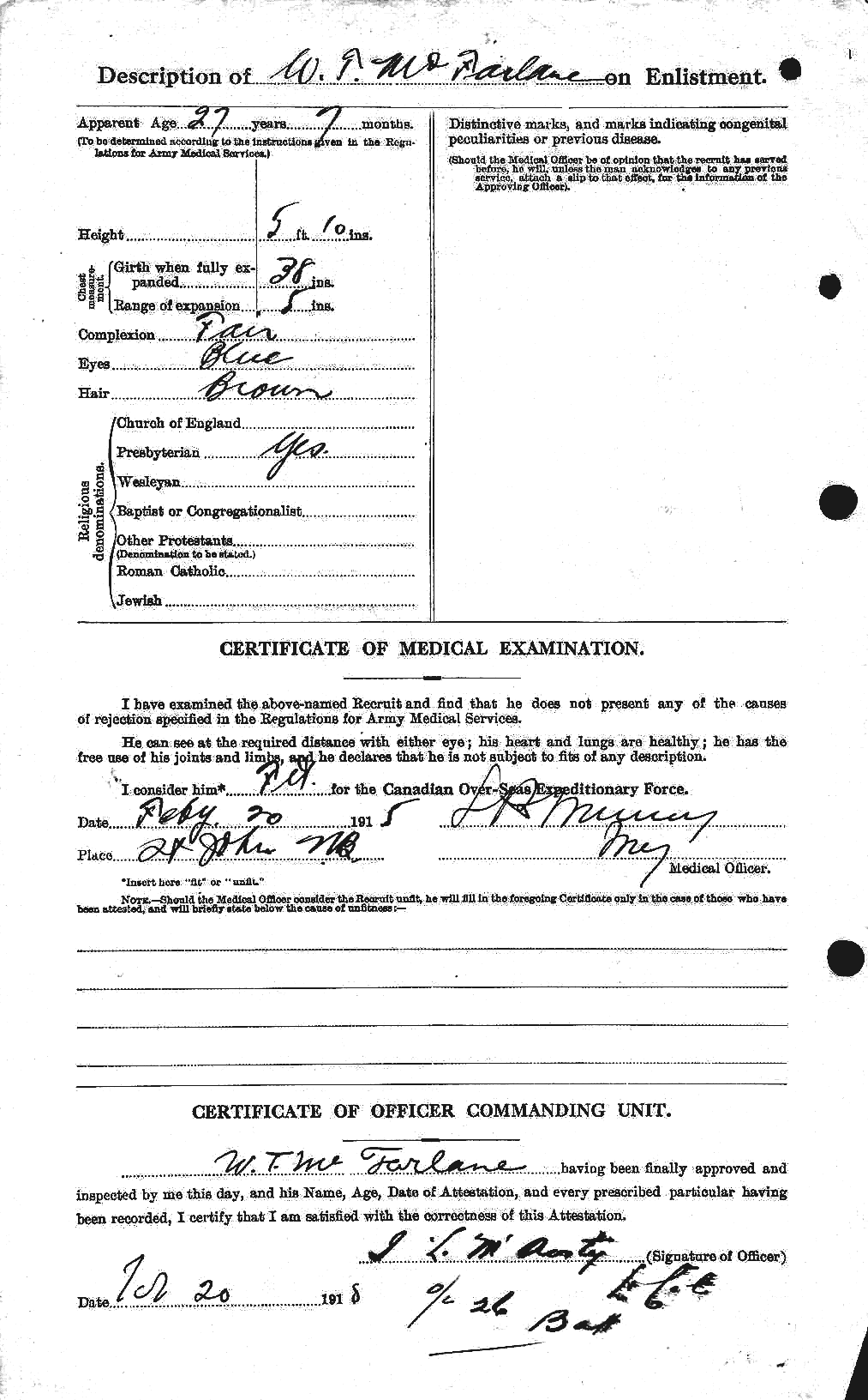 Personnel Records of the First World War - CEF 522797b