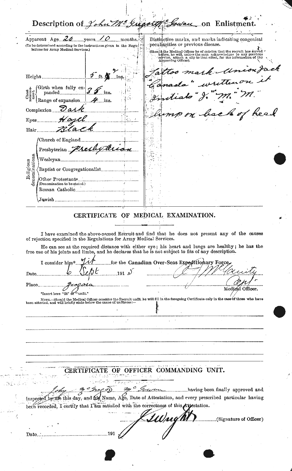 Personnel Records of the First World War - CEF 523177b