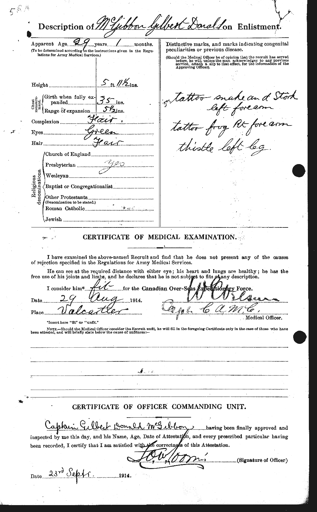 Personnel Records of the First World War - CEF 523385b