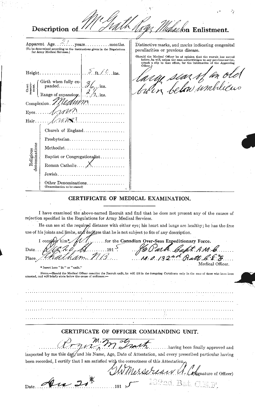 Dossiers du Personnel de la Première Guerre mondiale - CEC 523673b