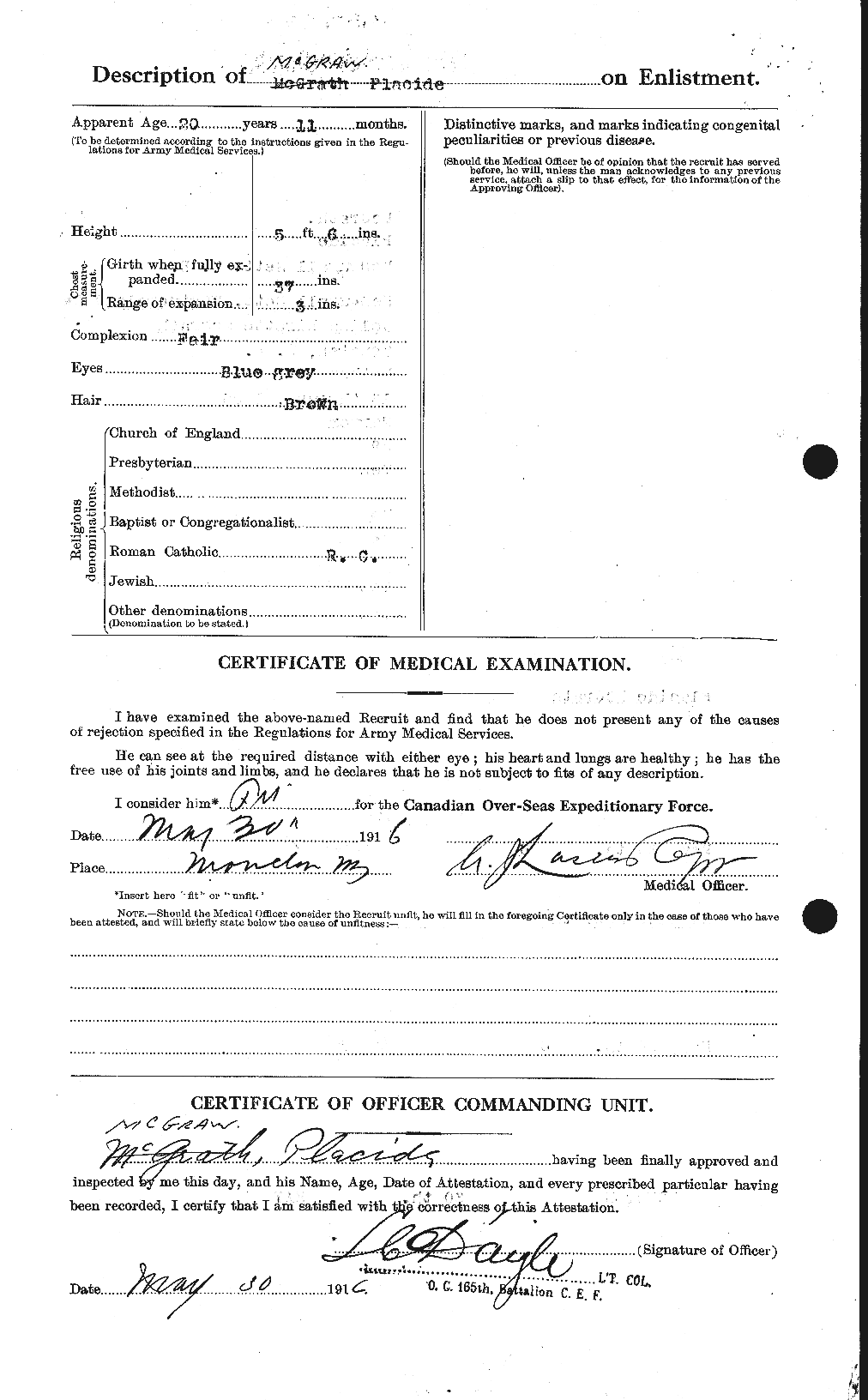 Personnel Records of the First World War - CEF 523748b