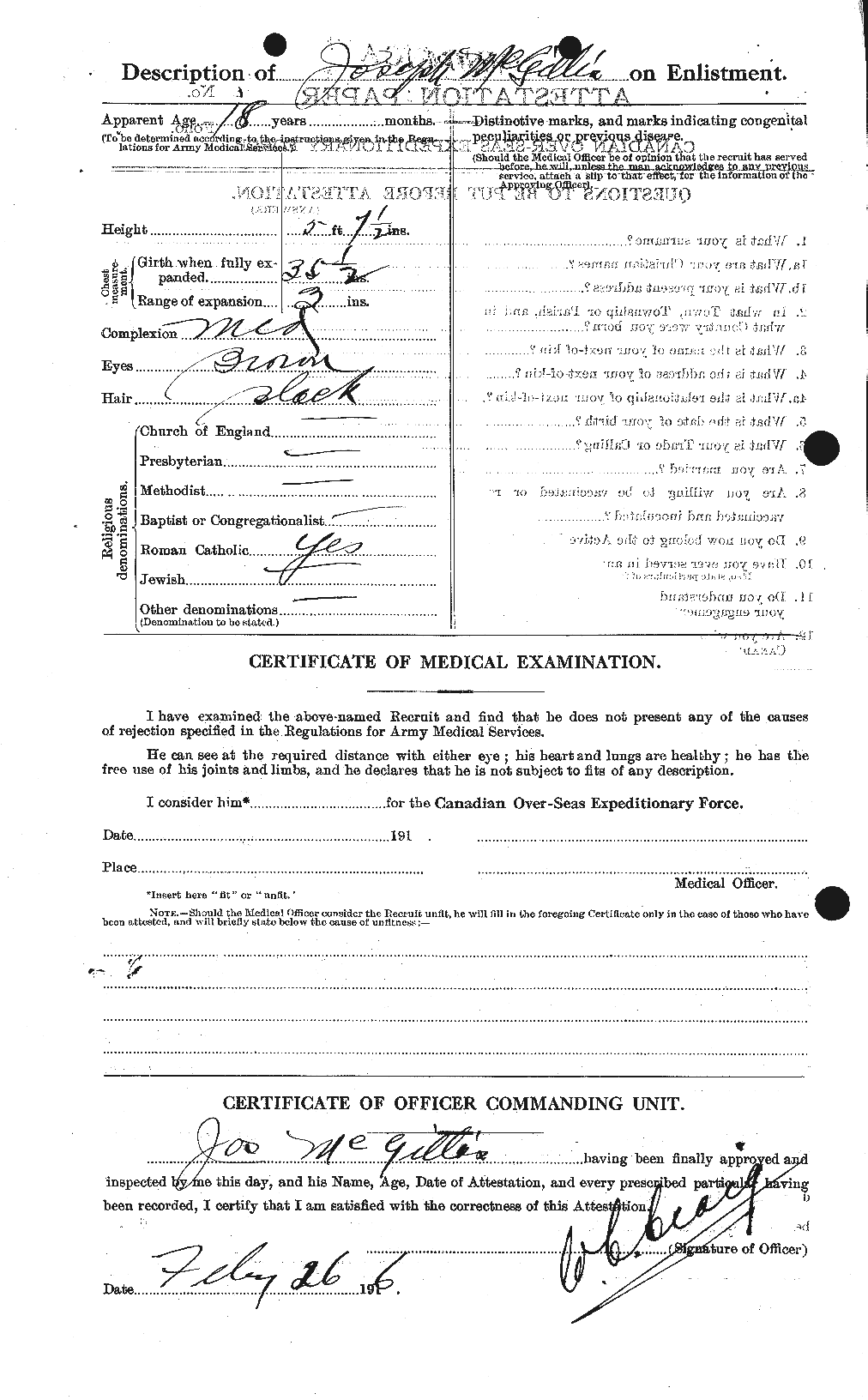 Personnel Records of the First World War - CEF 523997b
