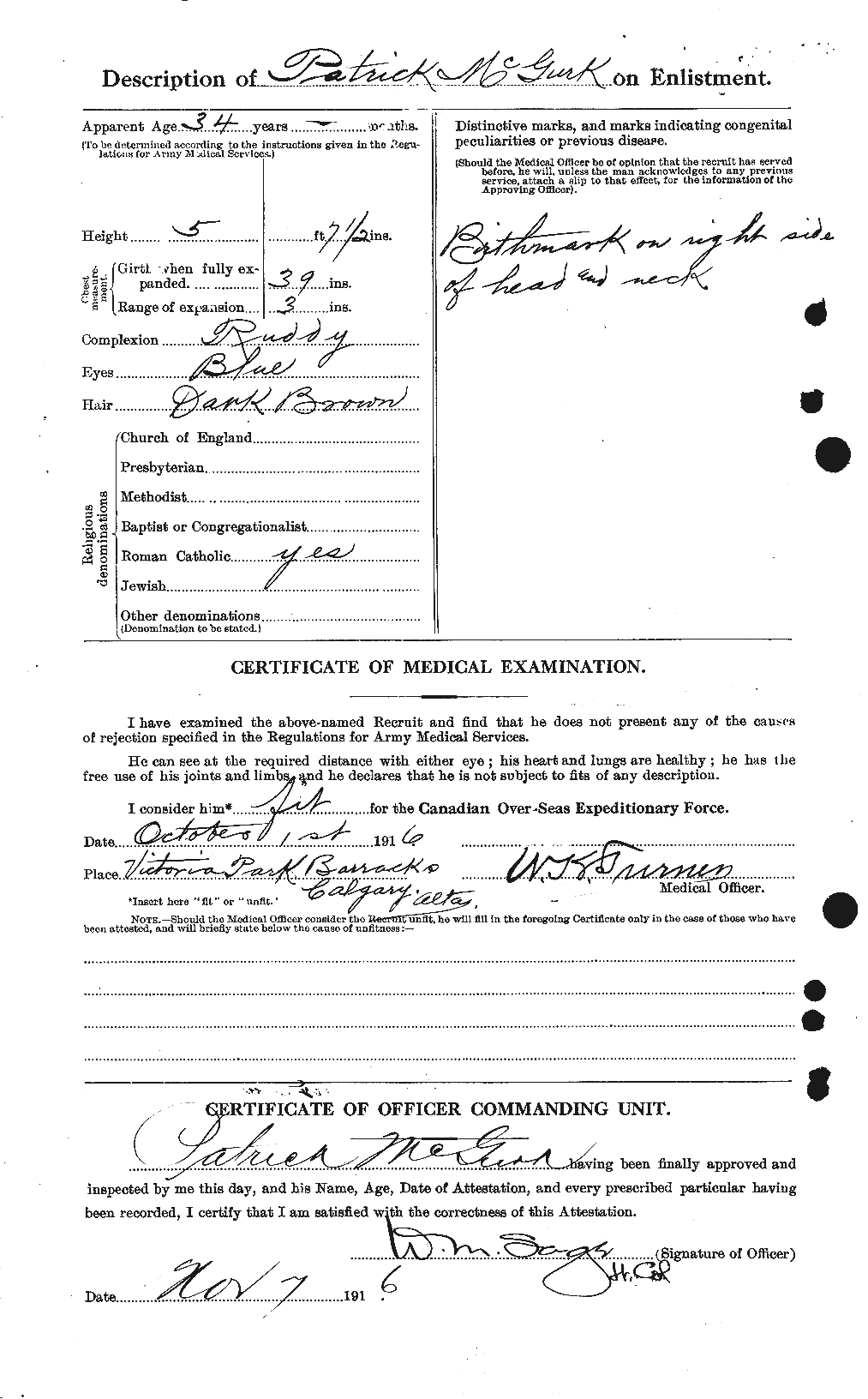 Personnel Records of the First World War - CEF 524177b