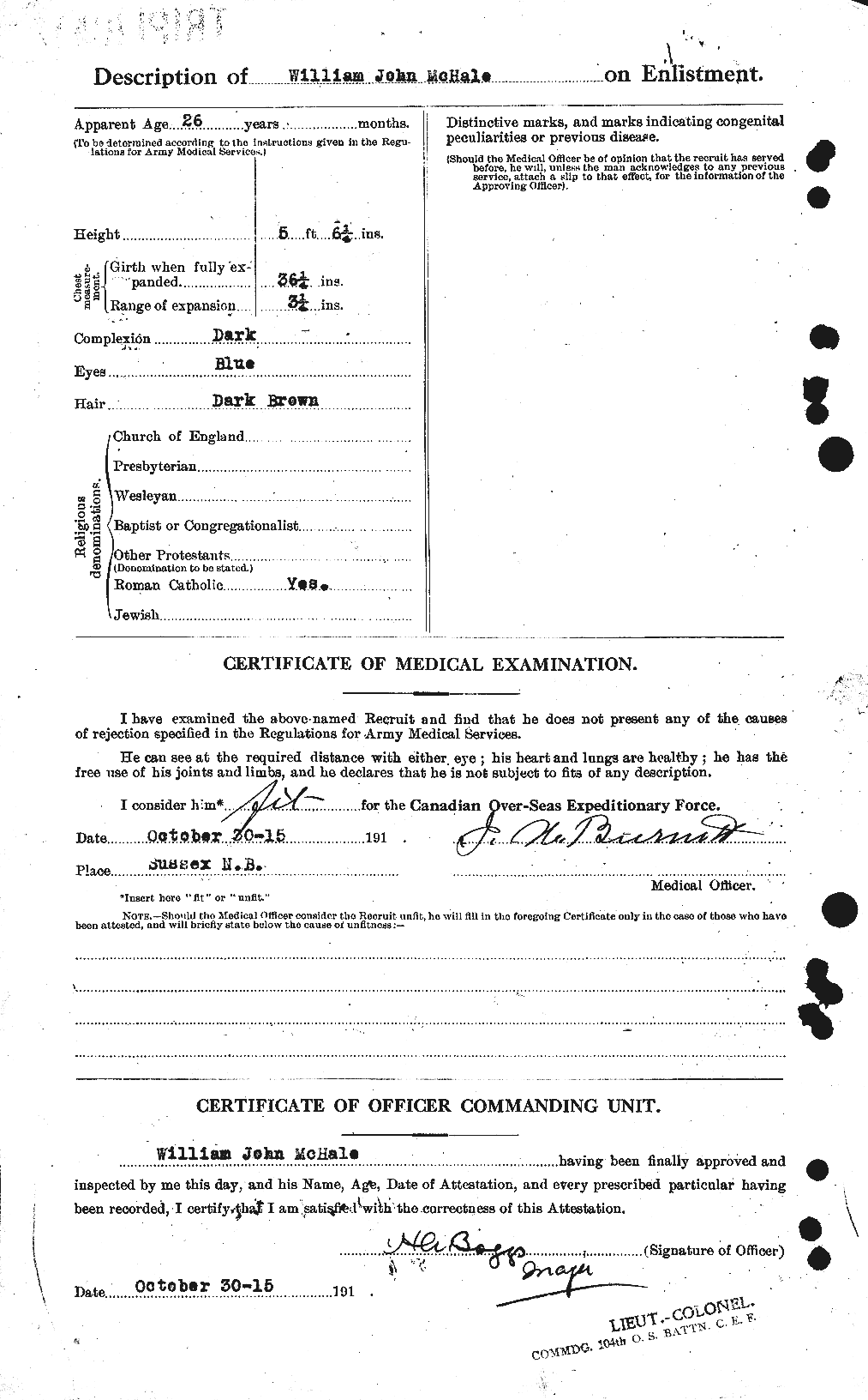 Personnel Records of the First World War - CEF 524223b