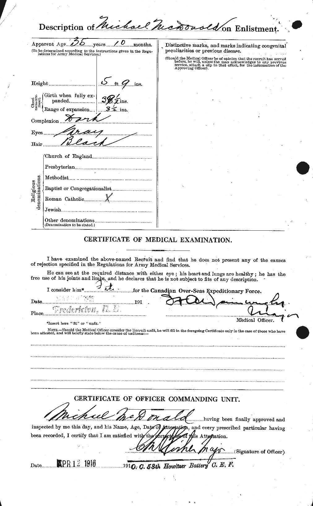 Personnel Records of the First World War - CEF 524622b