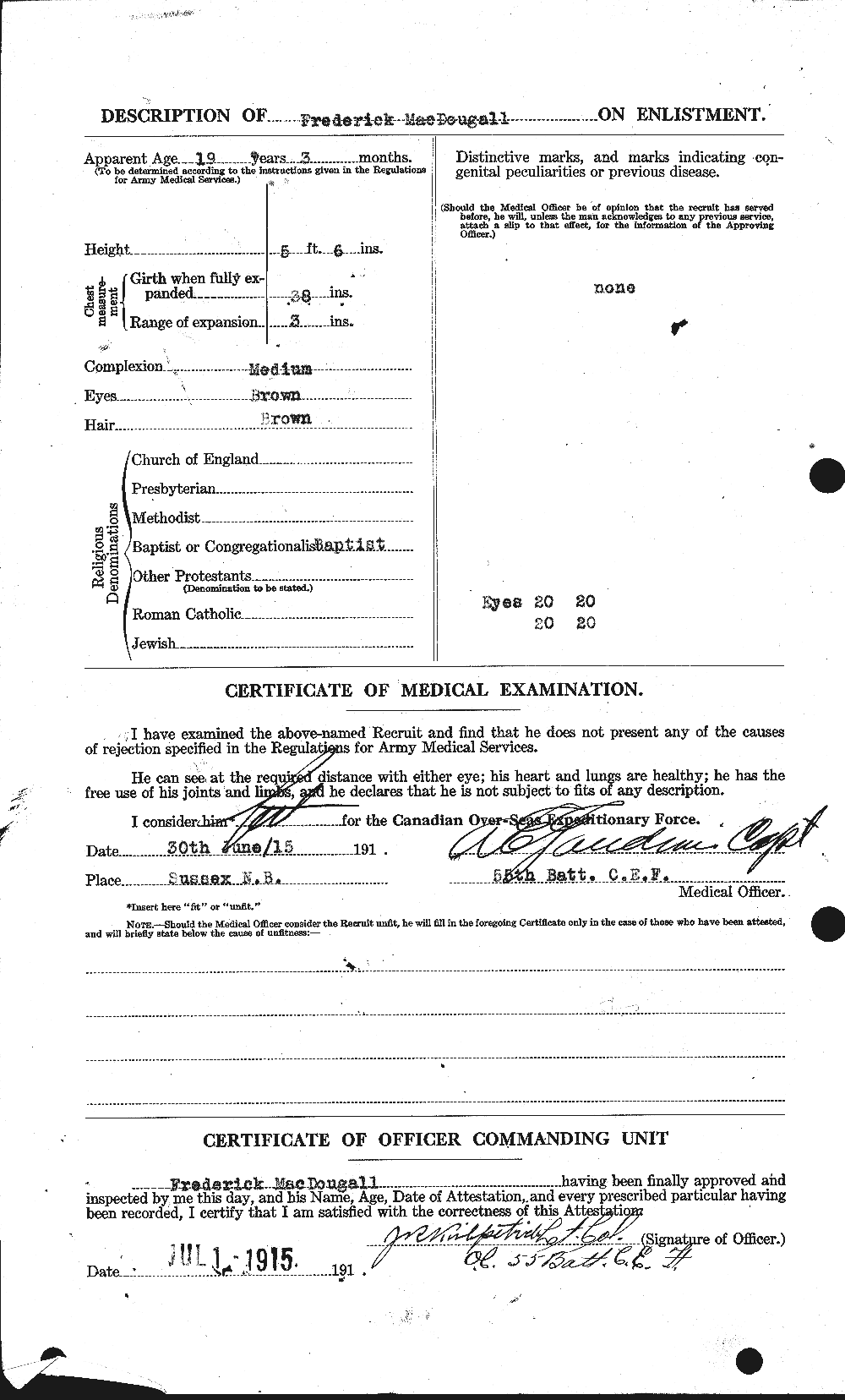 Personnel Records of the First World War - CEF 525391b