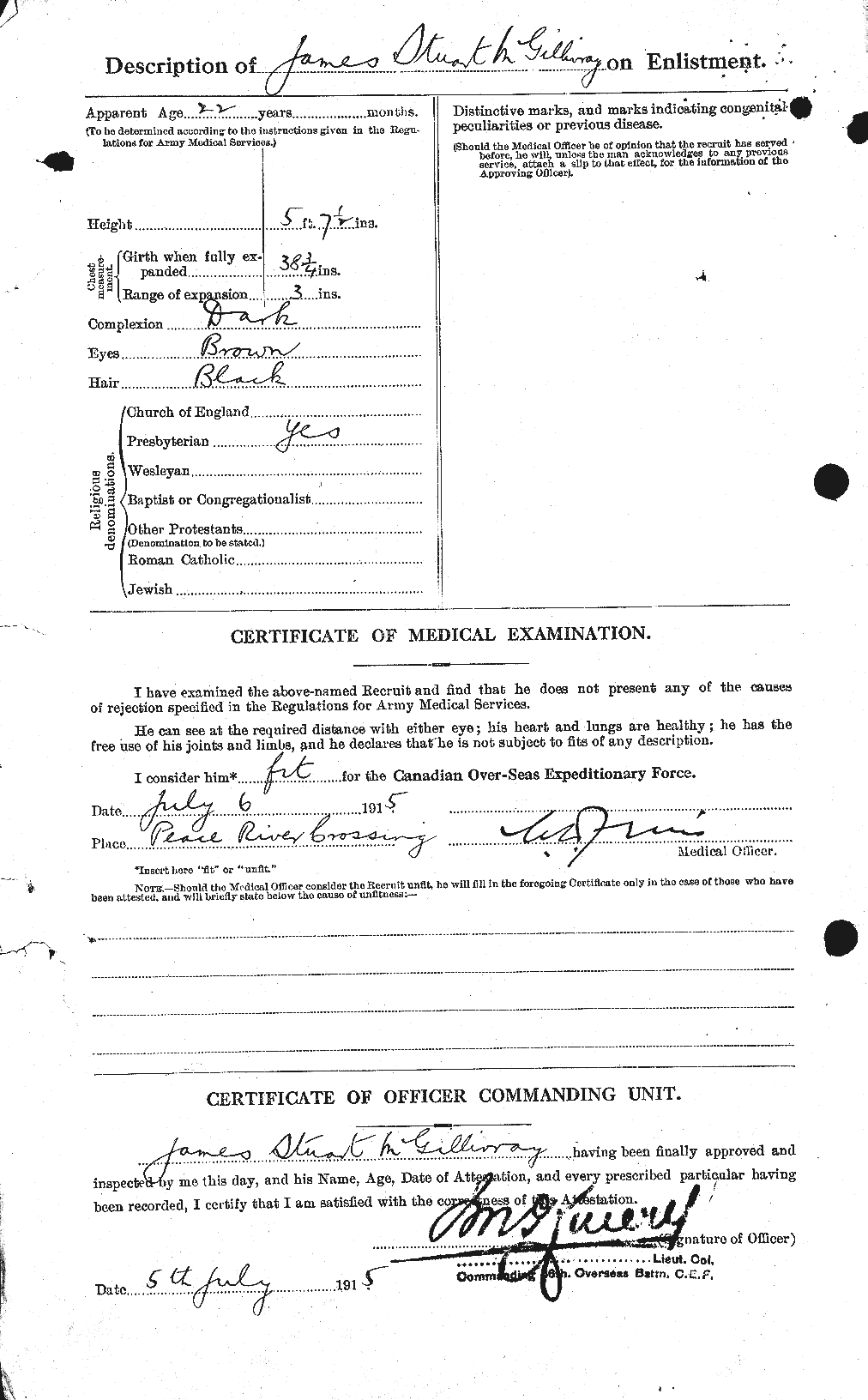 Personnel Records of the First World War - CEF 525471b