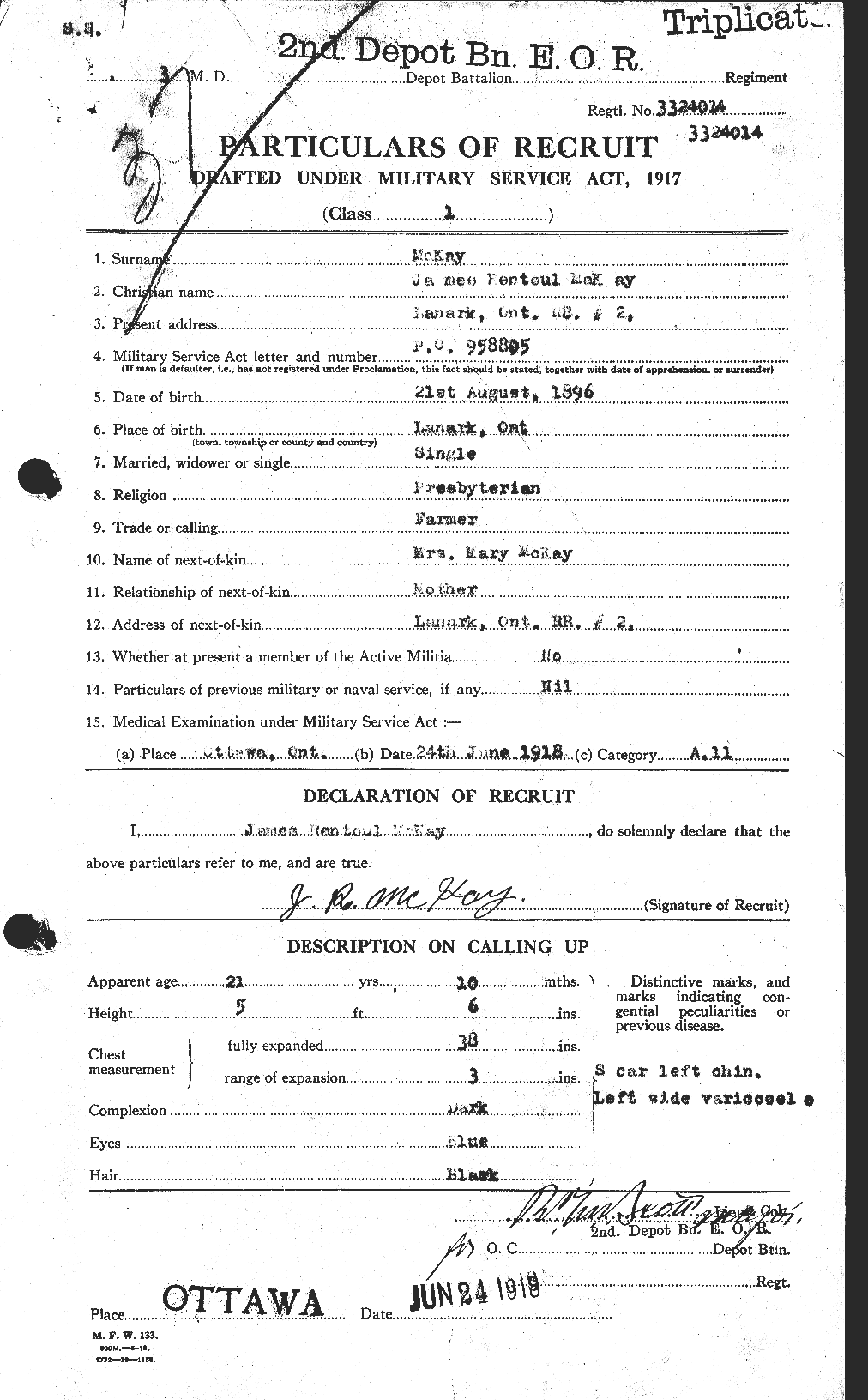 Personnel Records of the First World War - CEF 526940a