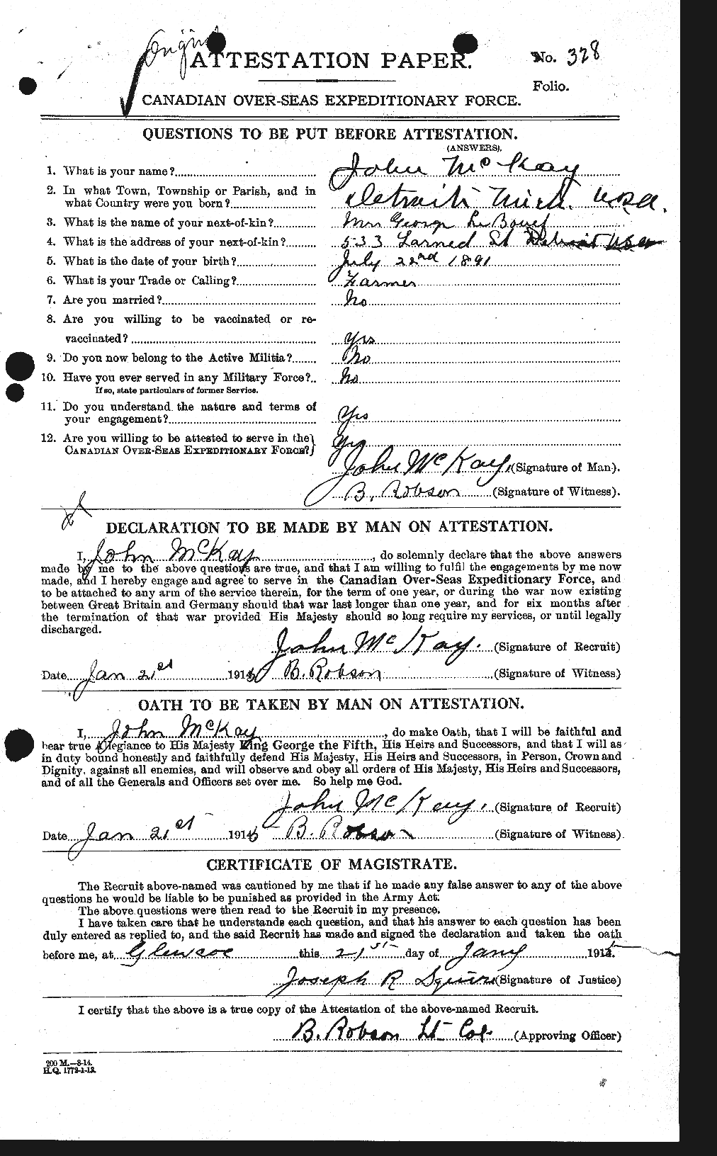 Personnel Records of the First World War - CEF 526959a