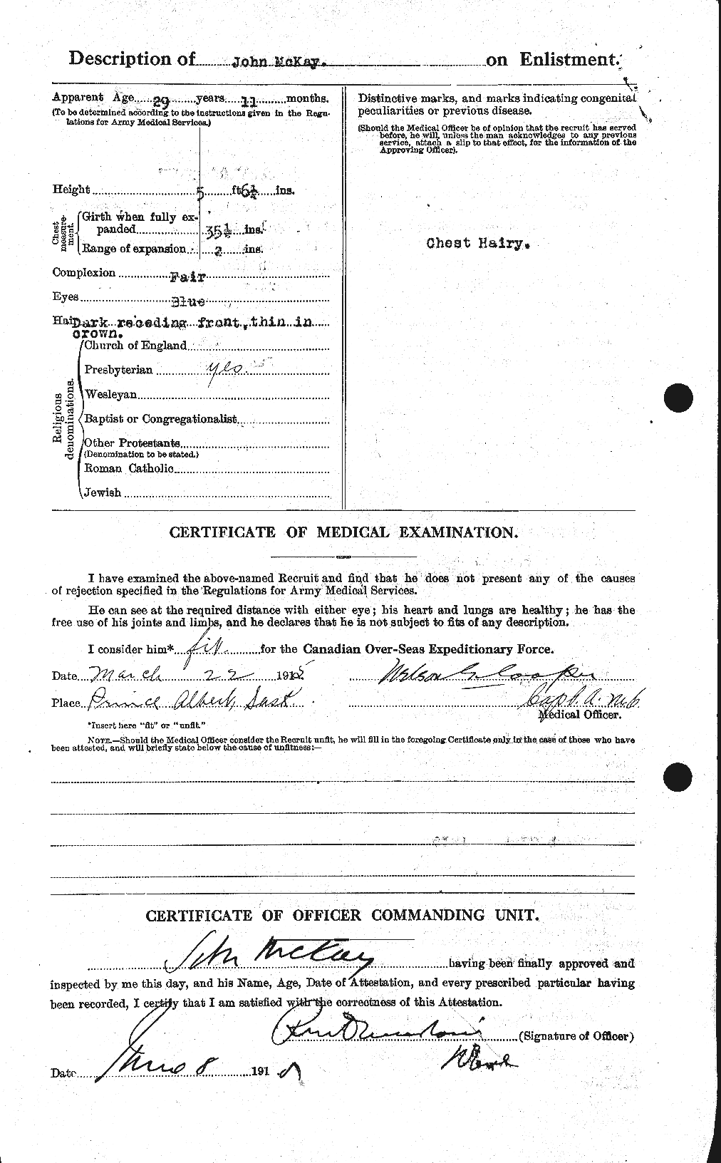 Personnel Records of the First World War - CEF 526961b