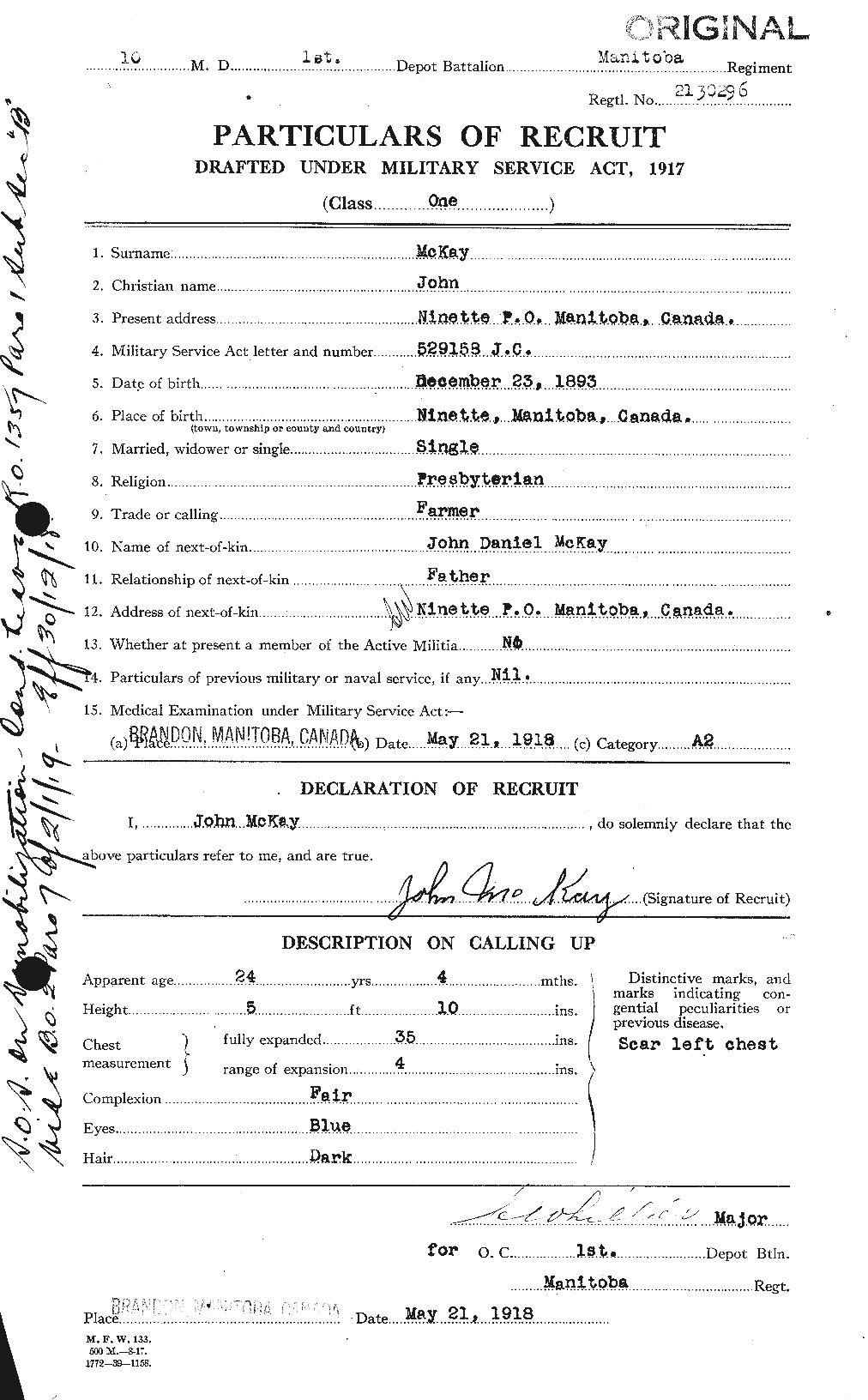 Personnel Records of the First World War - CEF 526994a